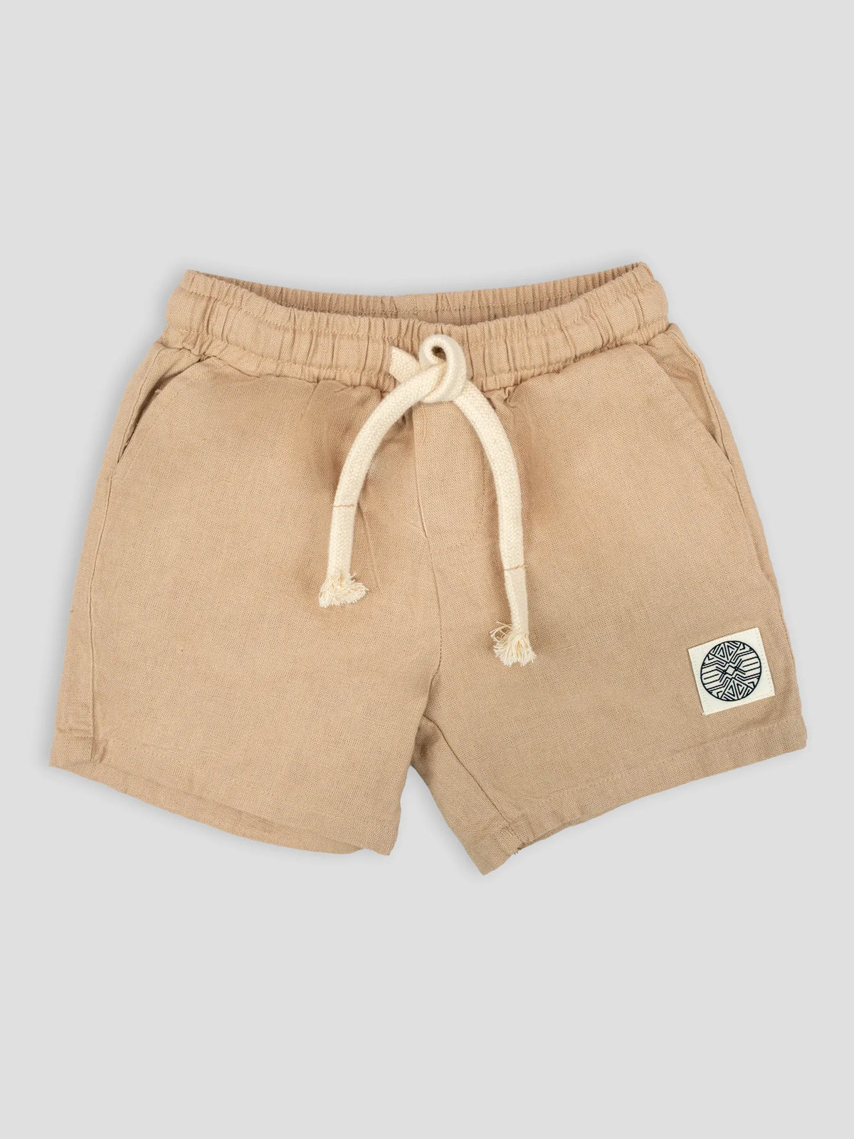 Hap&Hope Linen Relaxed Fit Shorts for Baby Boys