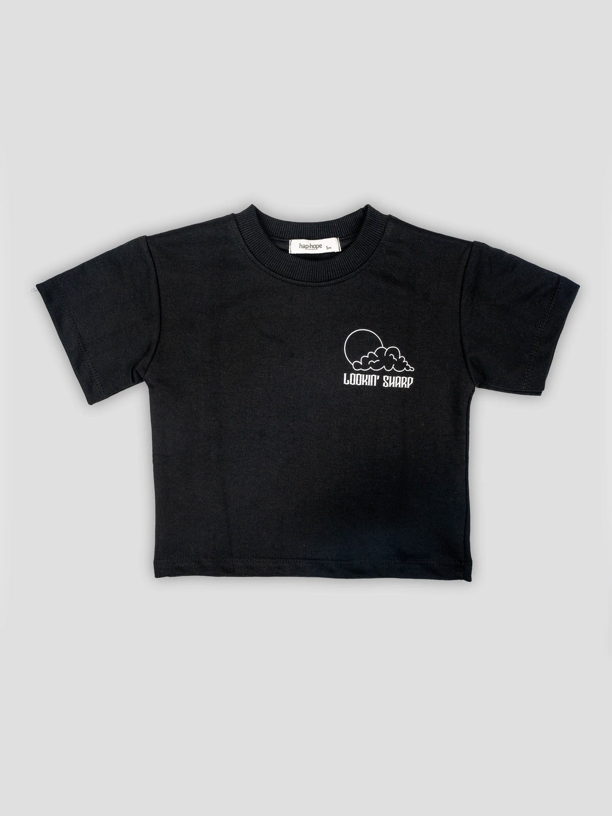 Hap & Hope  Lookin Sharp  Printed Half Sleeve Cotton T-Shirt For Boys