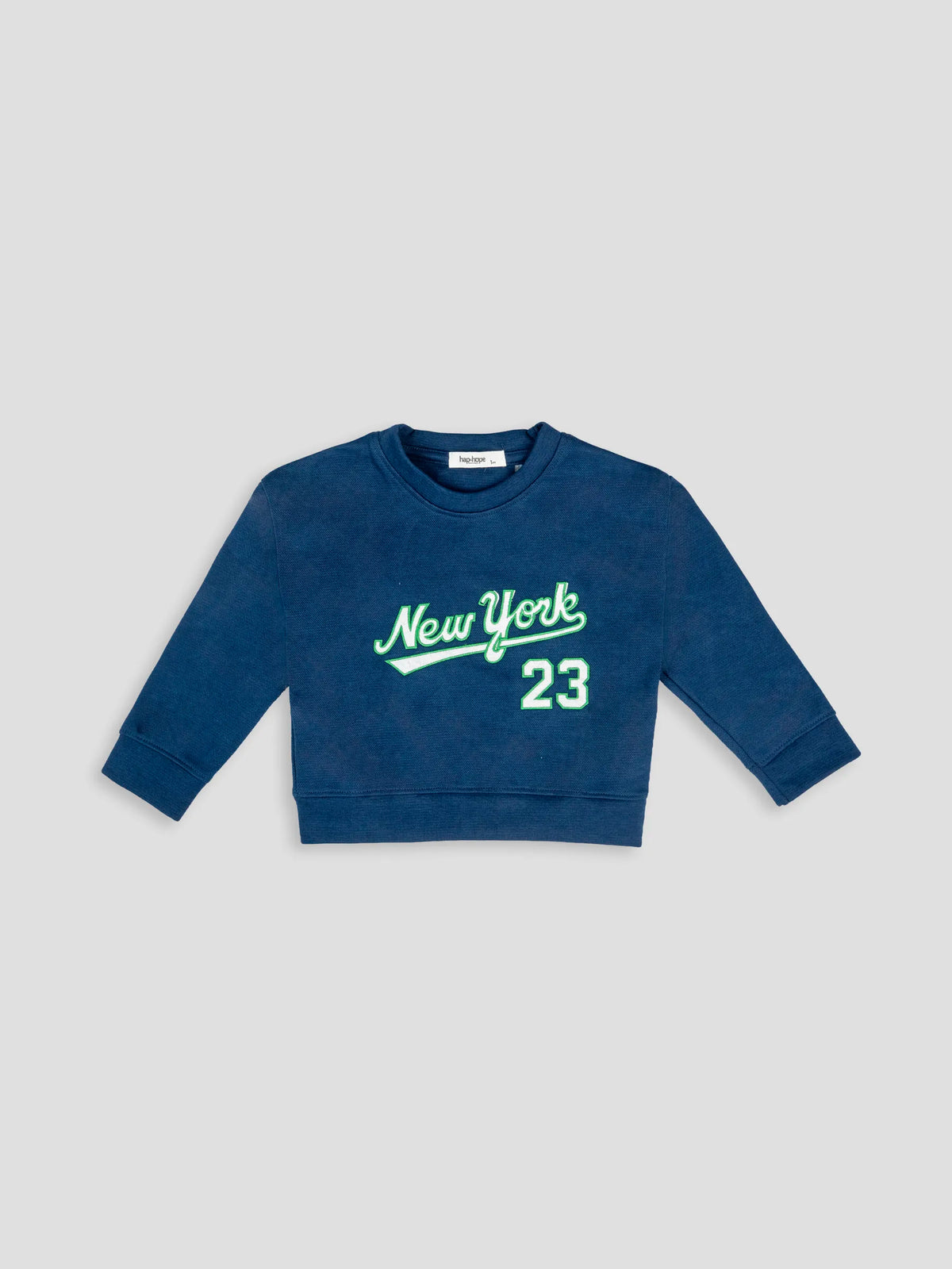 Hap & Hope  New York Printed Full Sleeve Cotton T-Shirt For Boys