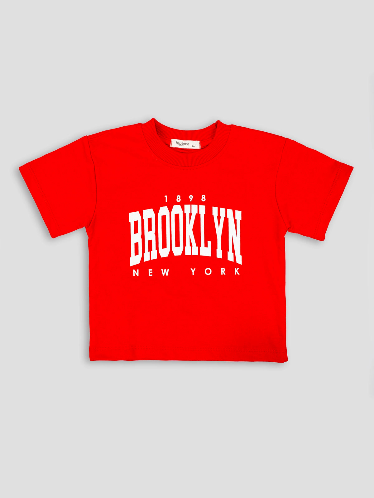 Hap & Hope New York Printed Half Sleeve Cotton T-Shirt For Boys
