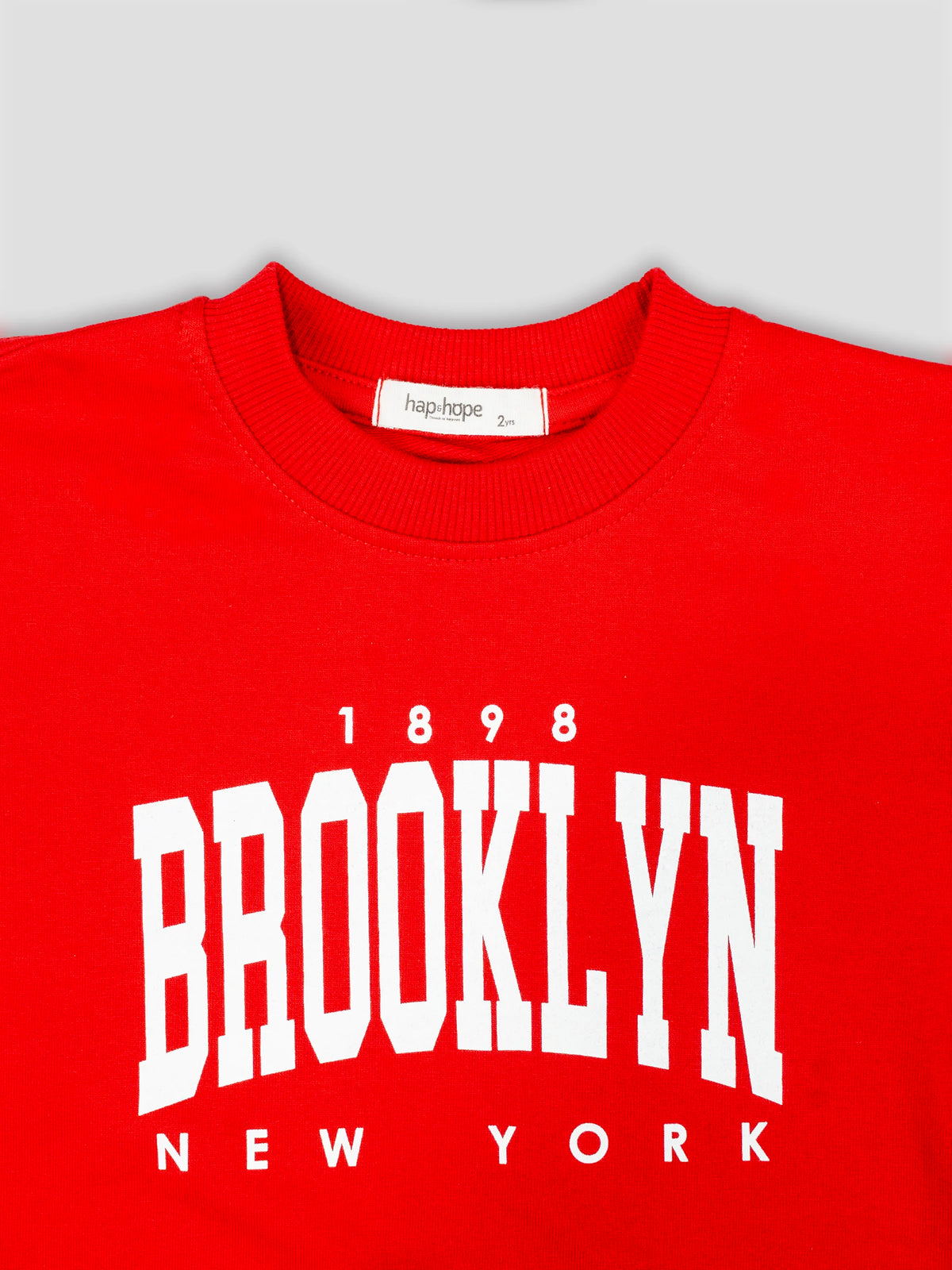Hap & Hope New York Printed Half Sleeve Cotton T-Shirt For Boys