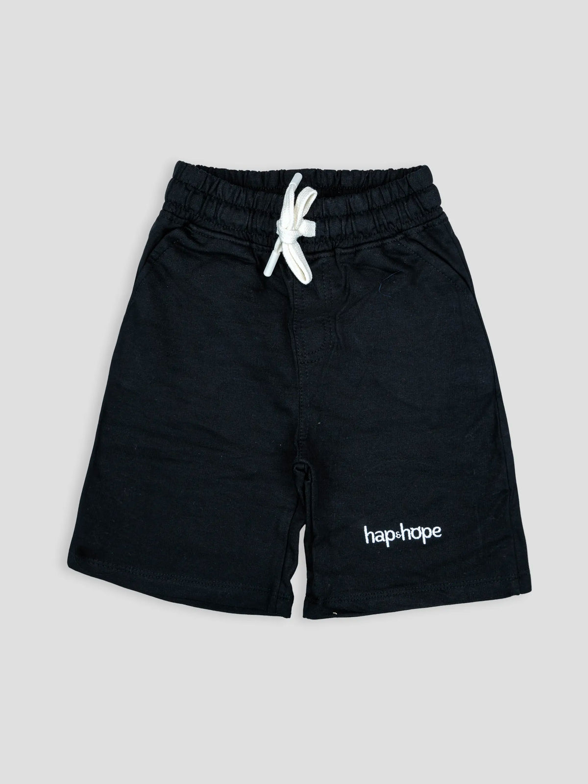 Hap & Hope Plain Cotton Track Shorts For Boys