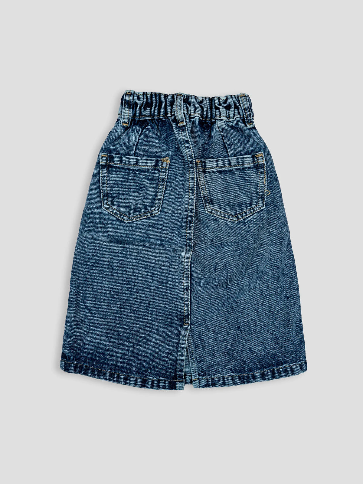 Hap & Hope Plain Denim Skirt  For Girls