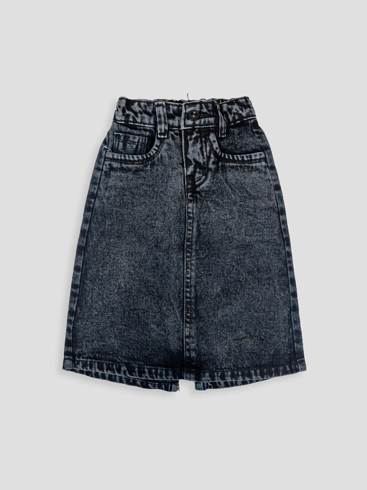 Hap & Hope Plain Denim Skirt  For Girls