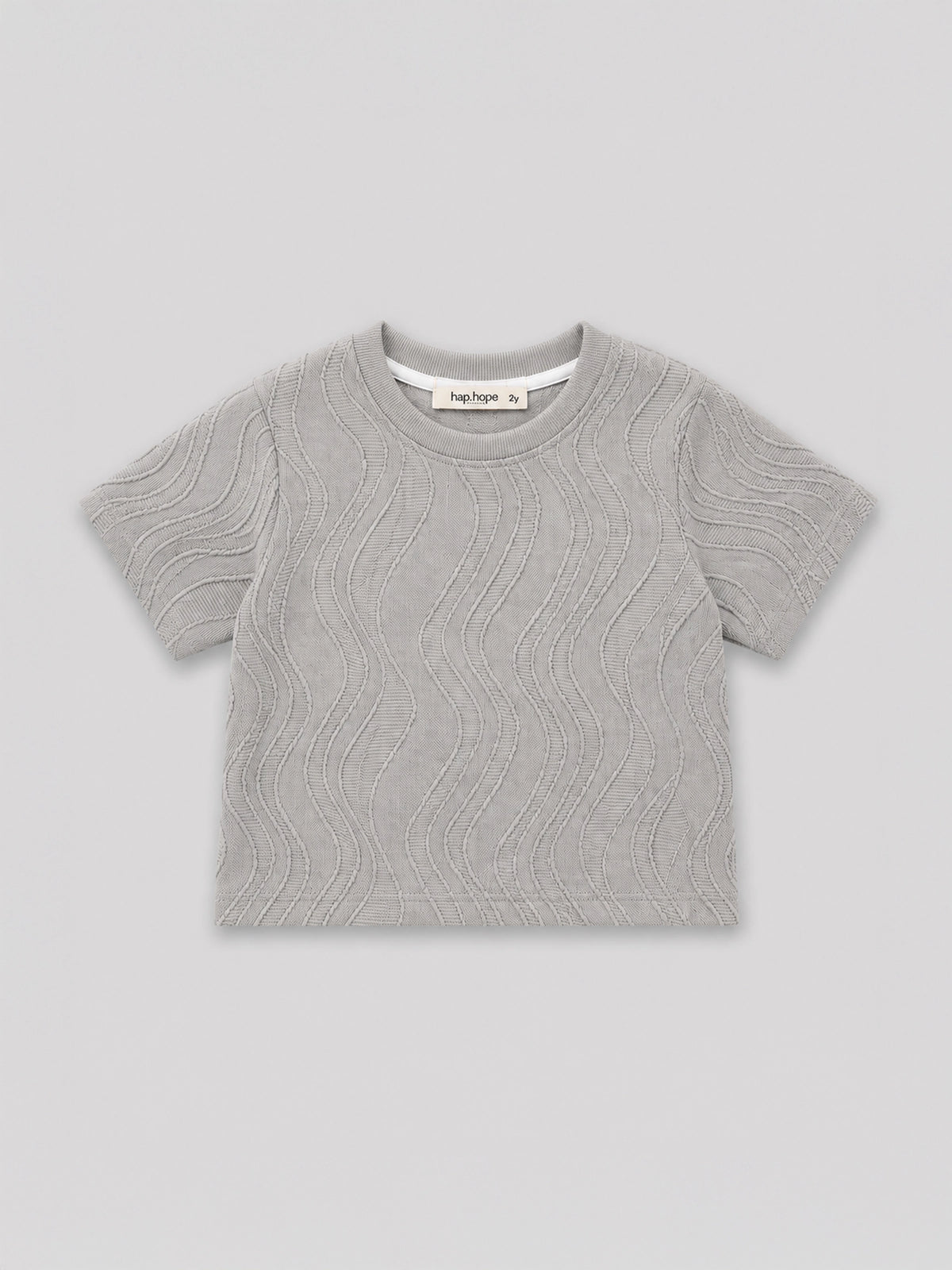 Hap & Hope Plain Round Neck Half Sleeve Cotton T-Shirt for Boys