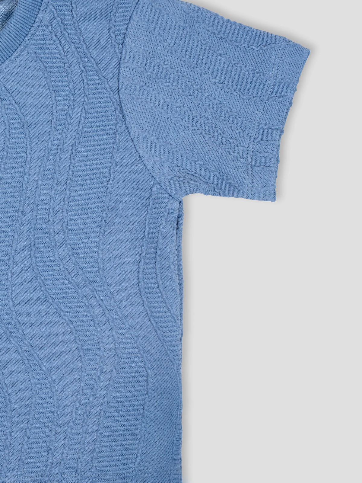 Hap&Hope Plain Round Neck Half Sleeve Cotton T-Shirt for Boys