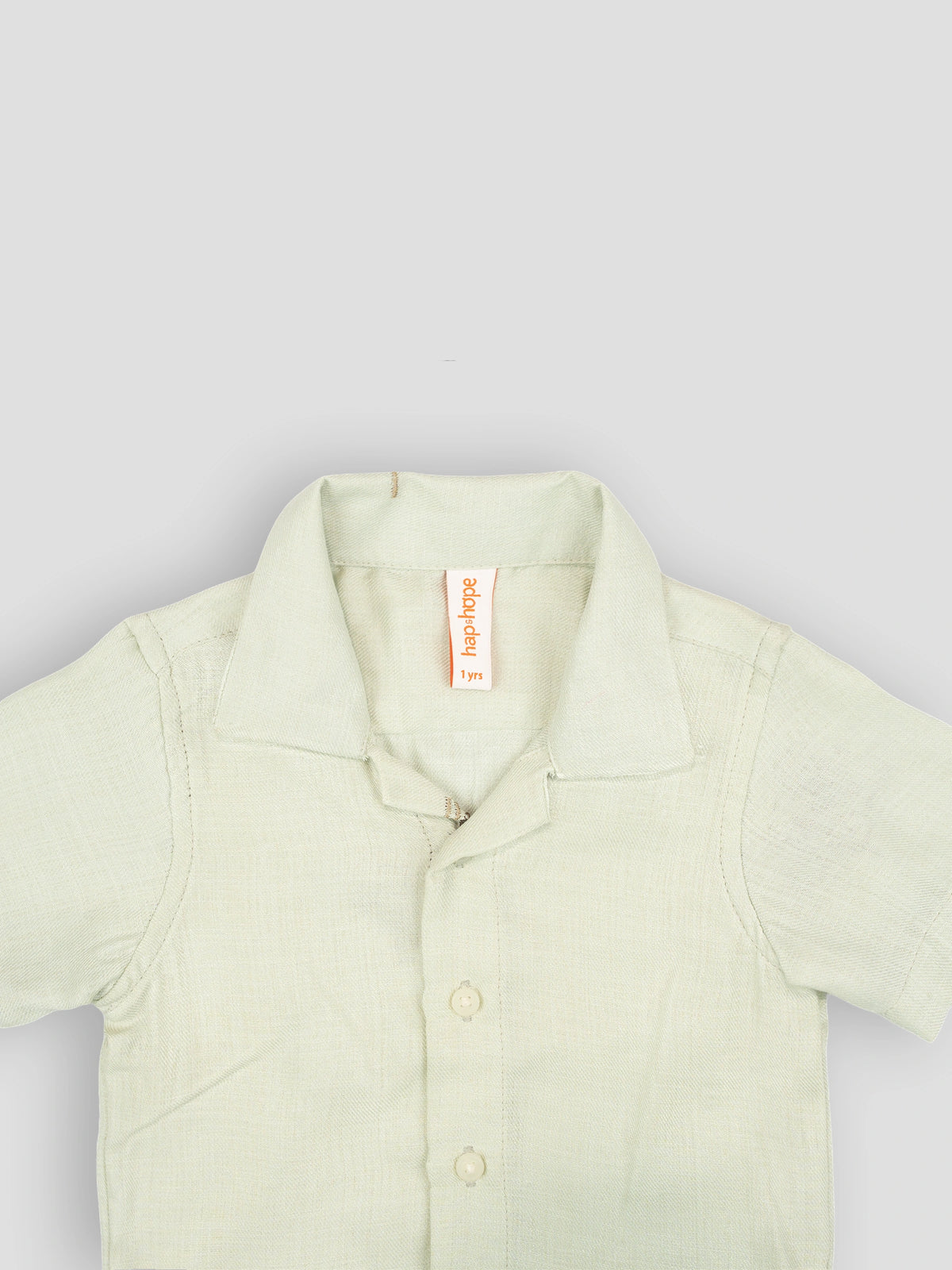 Hap&Hope Printed Camp Collar Half Sleeve Poly Cotton Shirt for Boys