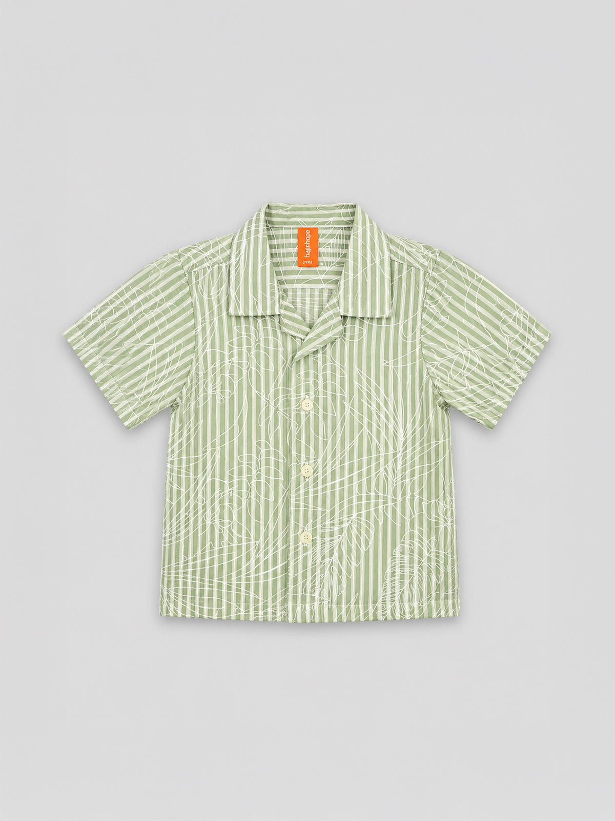 Hap&Hope Printed Camp Collar Half Sleeve Shirt for Boys