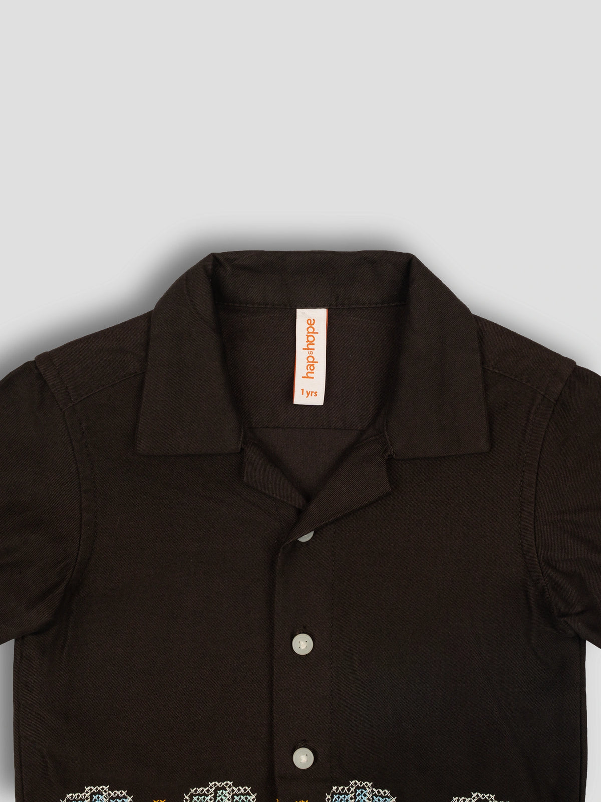 Hap&Hope Printed Camp Collar Half Sleeve Shirt for Boys
