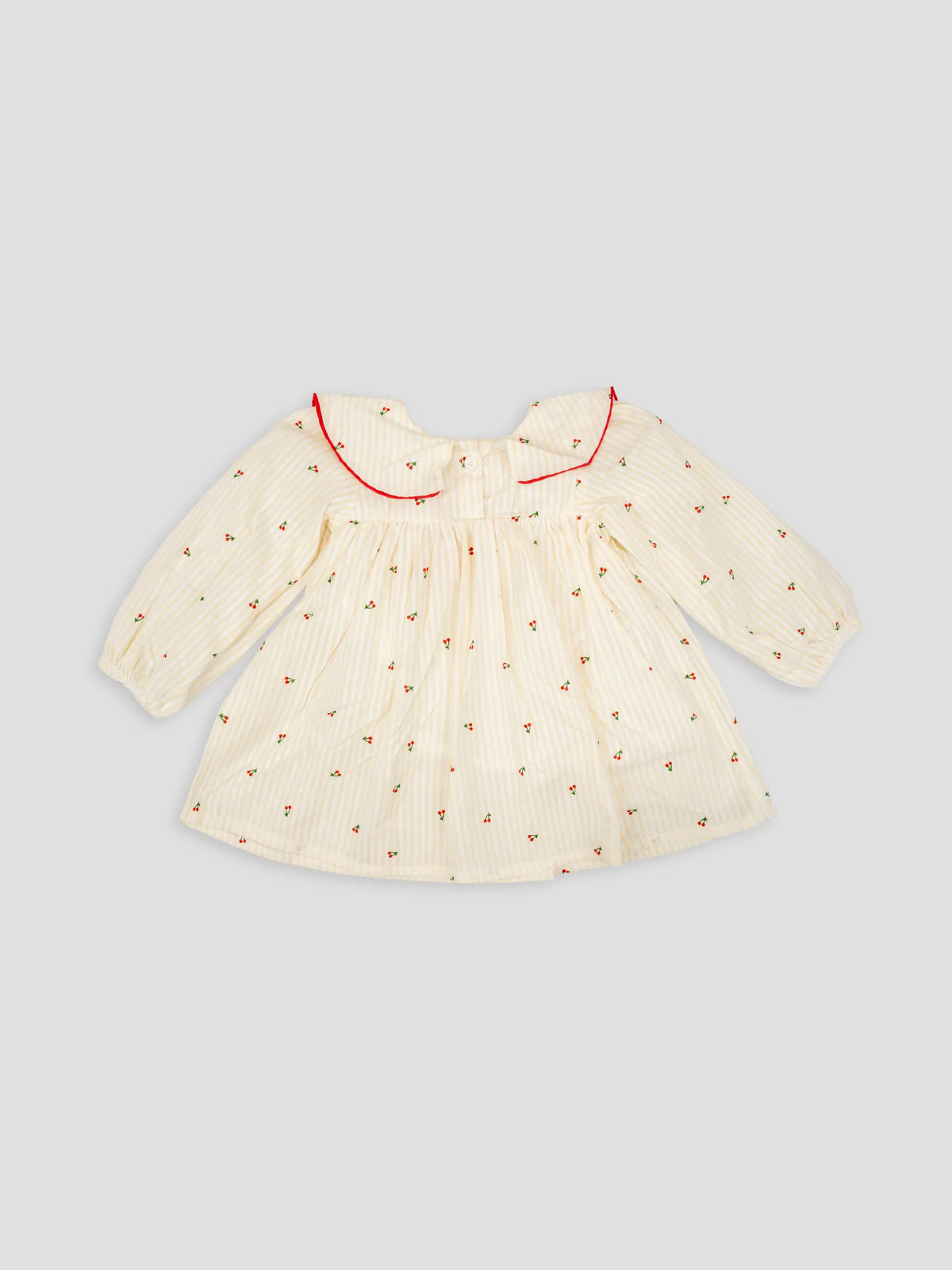 Hap & Hope  Printed Collar Neck Cotton Frock For Girls