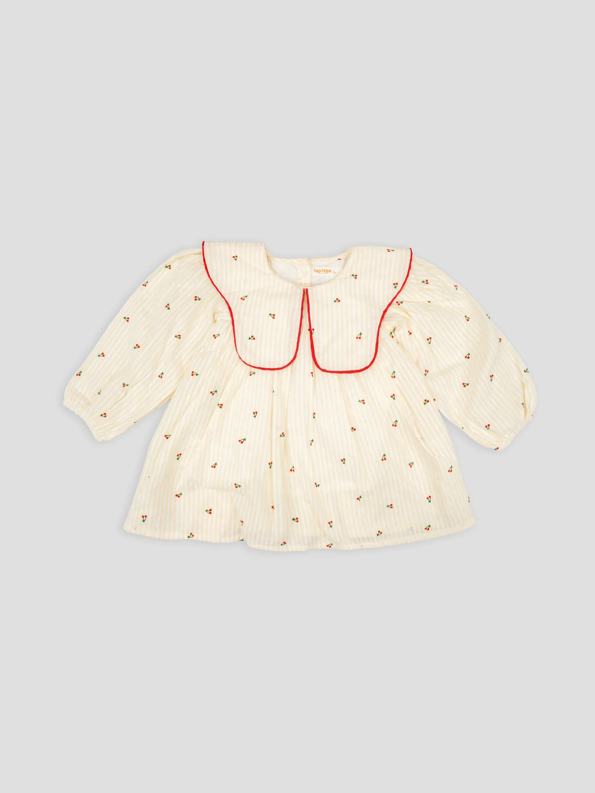 Hap & Hope  Printed Collar Neck Cotton Frock For Girls