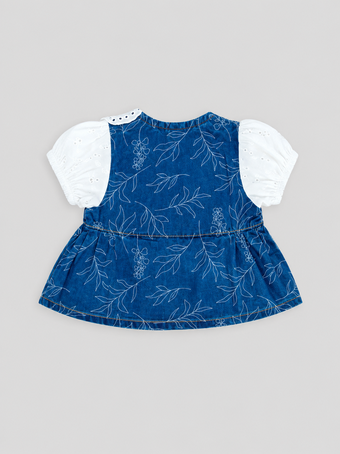Hap & Hope Printed Cotton Frock For Baby Girls