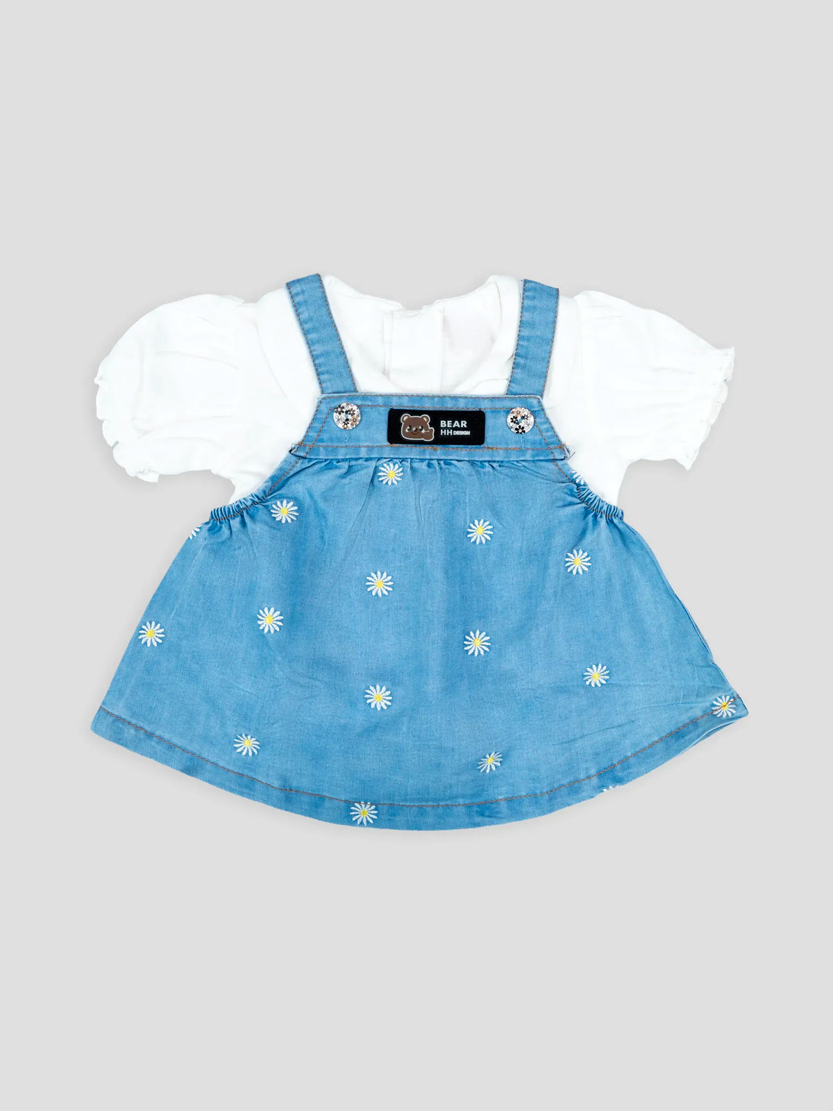 Hap & Hope  Printed Cotton Frock For Baby Girls