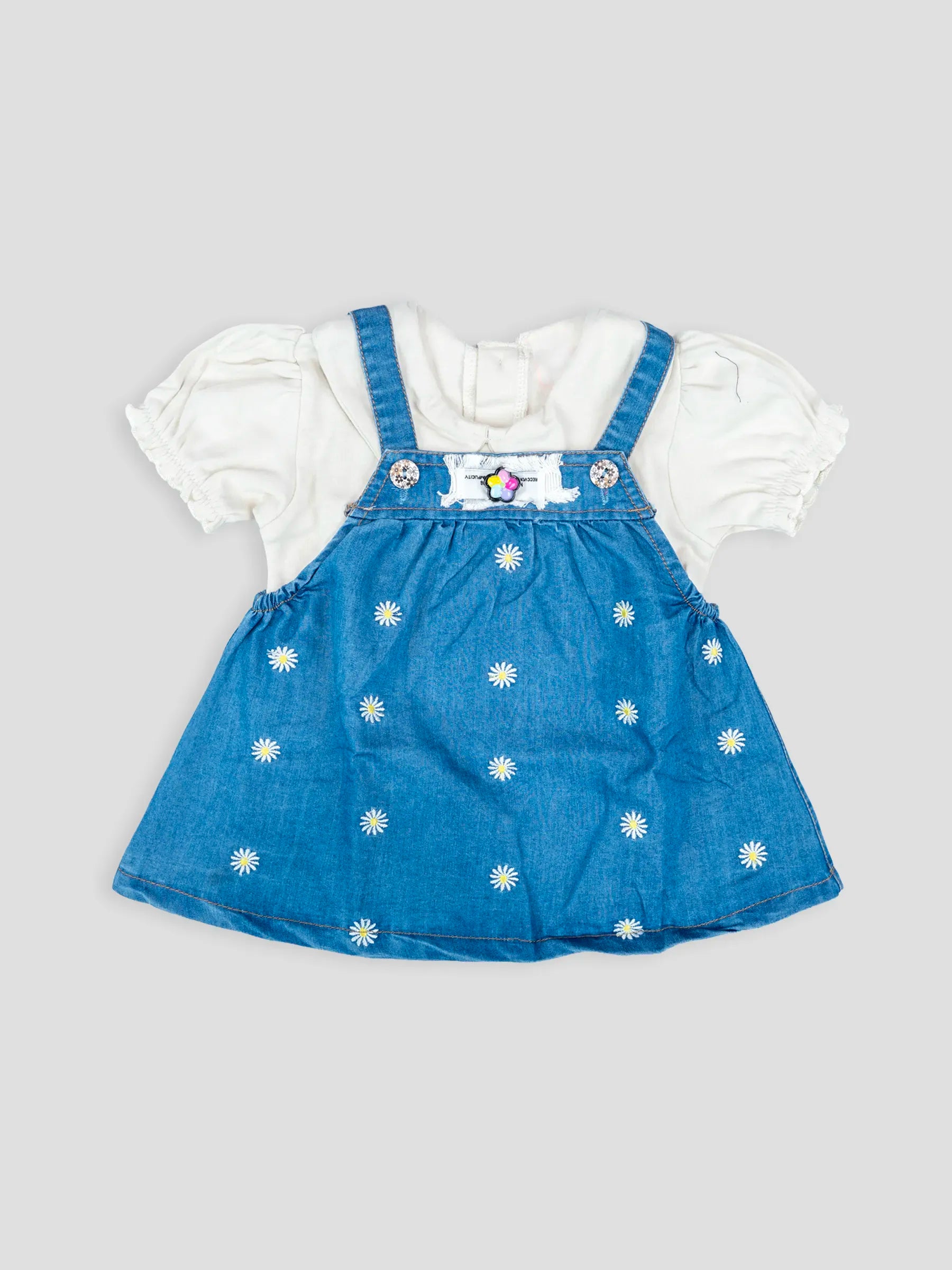 Hap & Hope  Printed Cotton Frock For Baby Girls