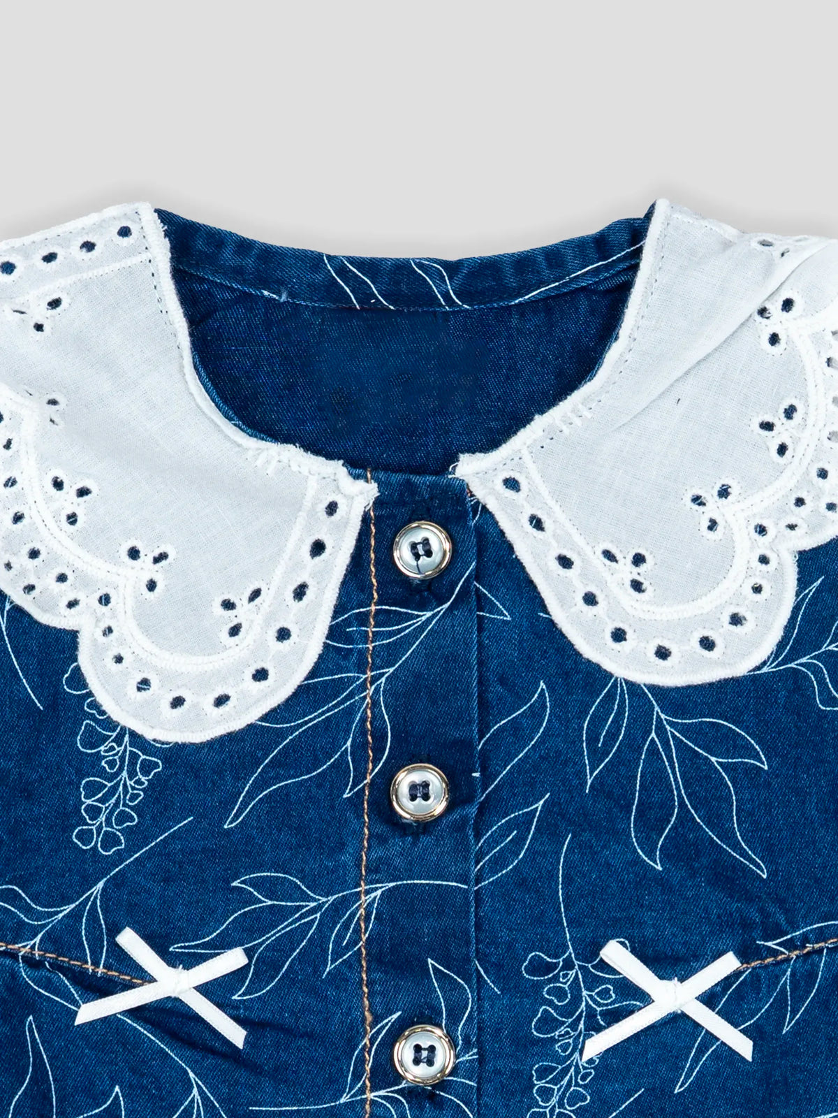 Hap & Hope Printed Cotton Frock For Baby Girls