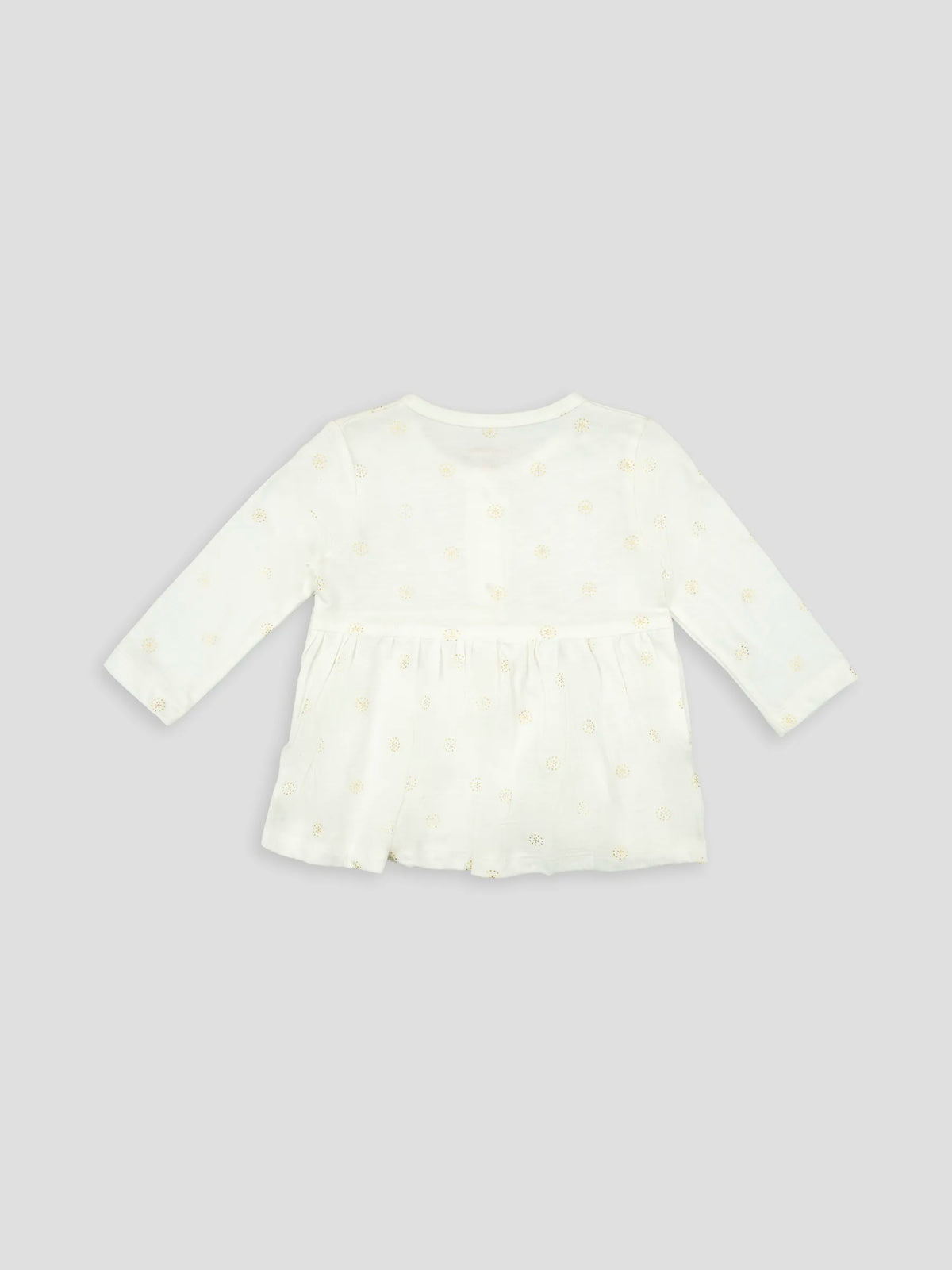 Hap & Hope  Printed Cotton Full Sleeve Jabala Frock  For Baby Girls