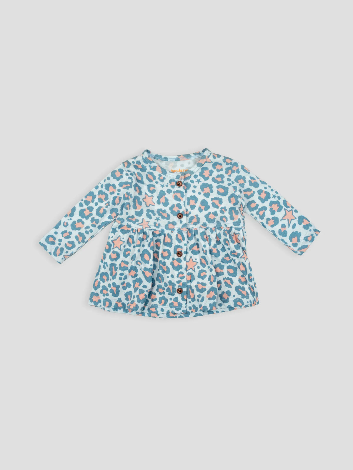 Hap & Hope  Printed Cotton Full Sleeve Jabala Frock  For Baby Girls