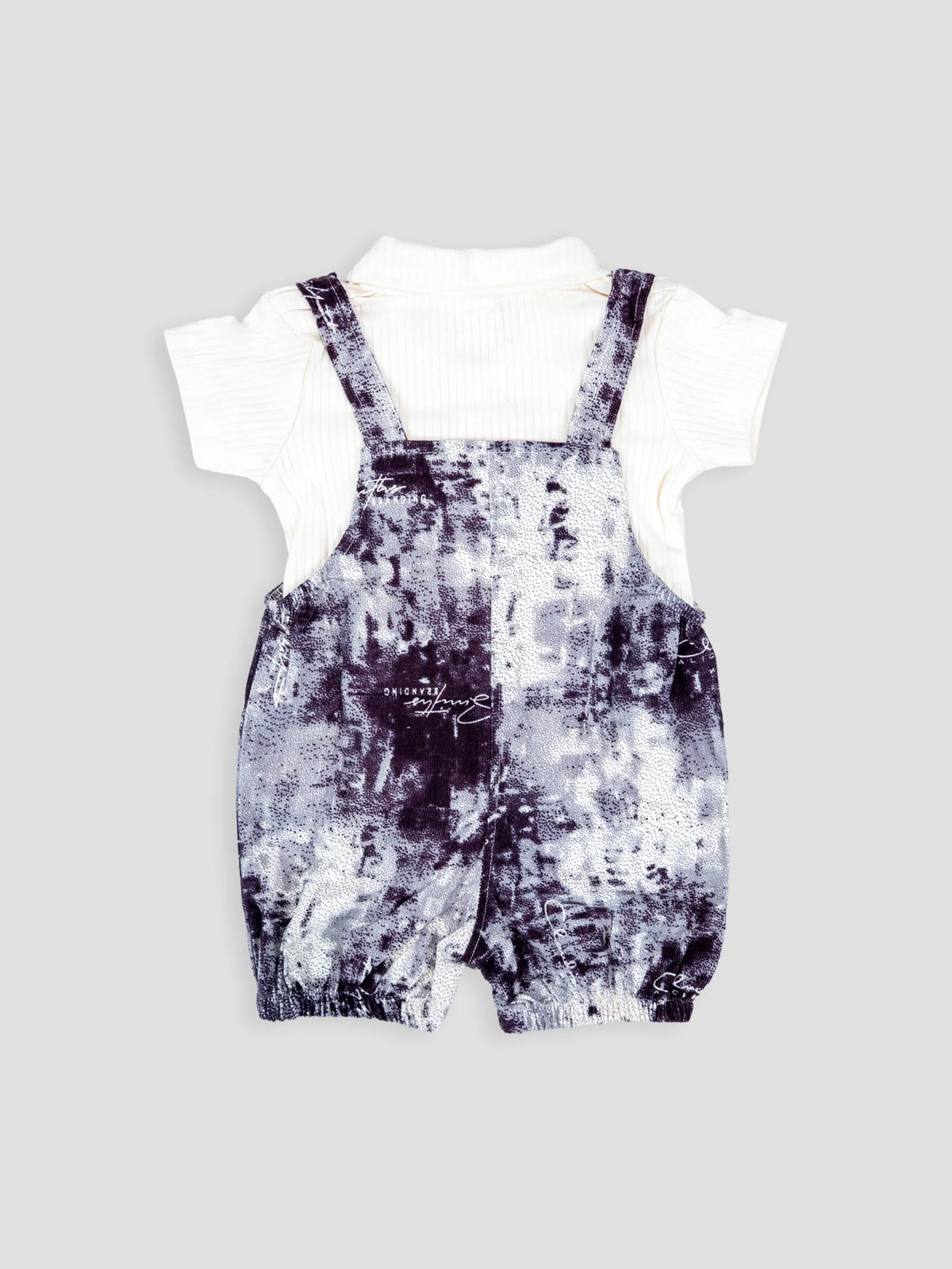 Hap & Hope Printed Cotton Half Sleeve Collar Neck Baba Suit For Baby Boys