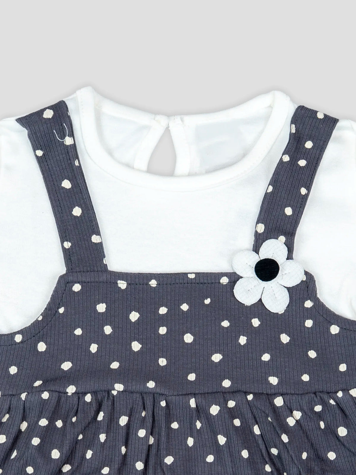 Hap & Hope  Printed Cotton Half Sleeve Frock For Baby Girls