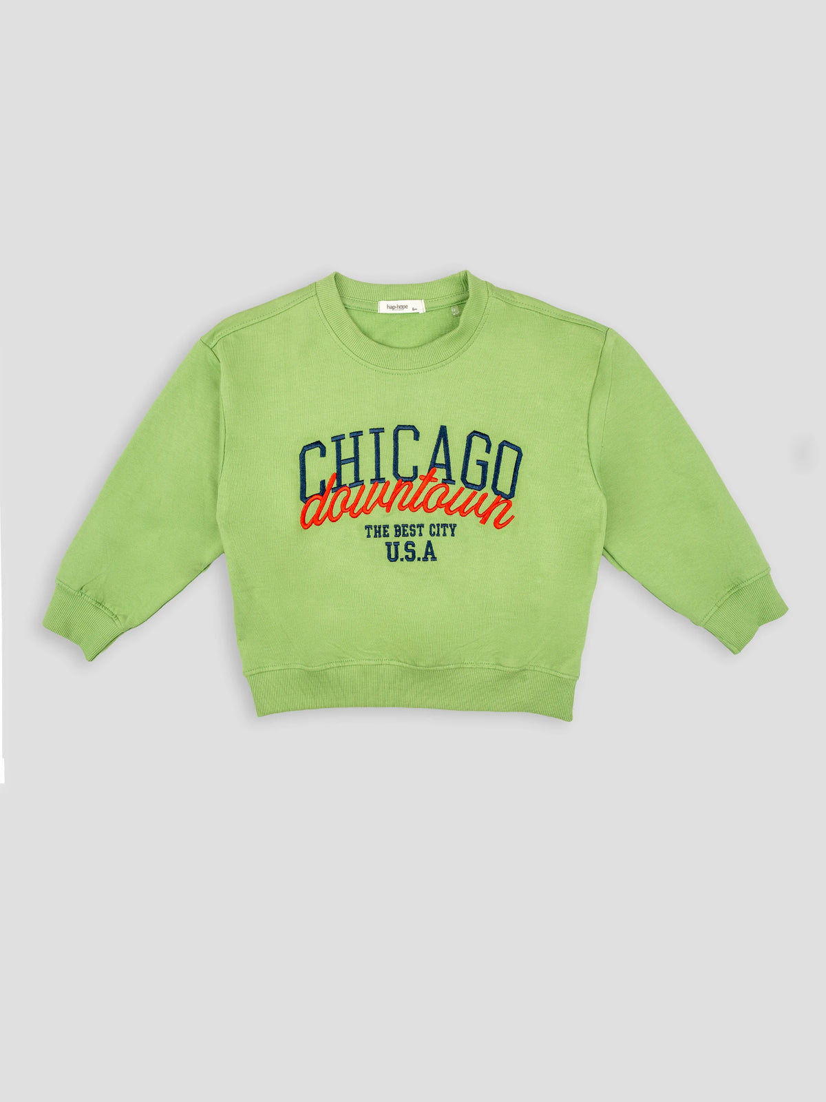 Hap & Hope  Printed Full Sleeve Cotton T-Shirt For Boys
