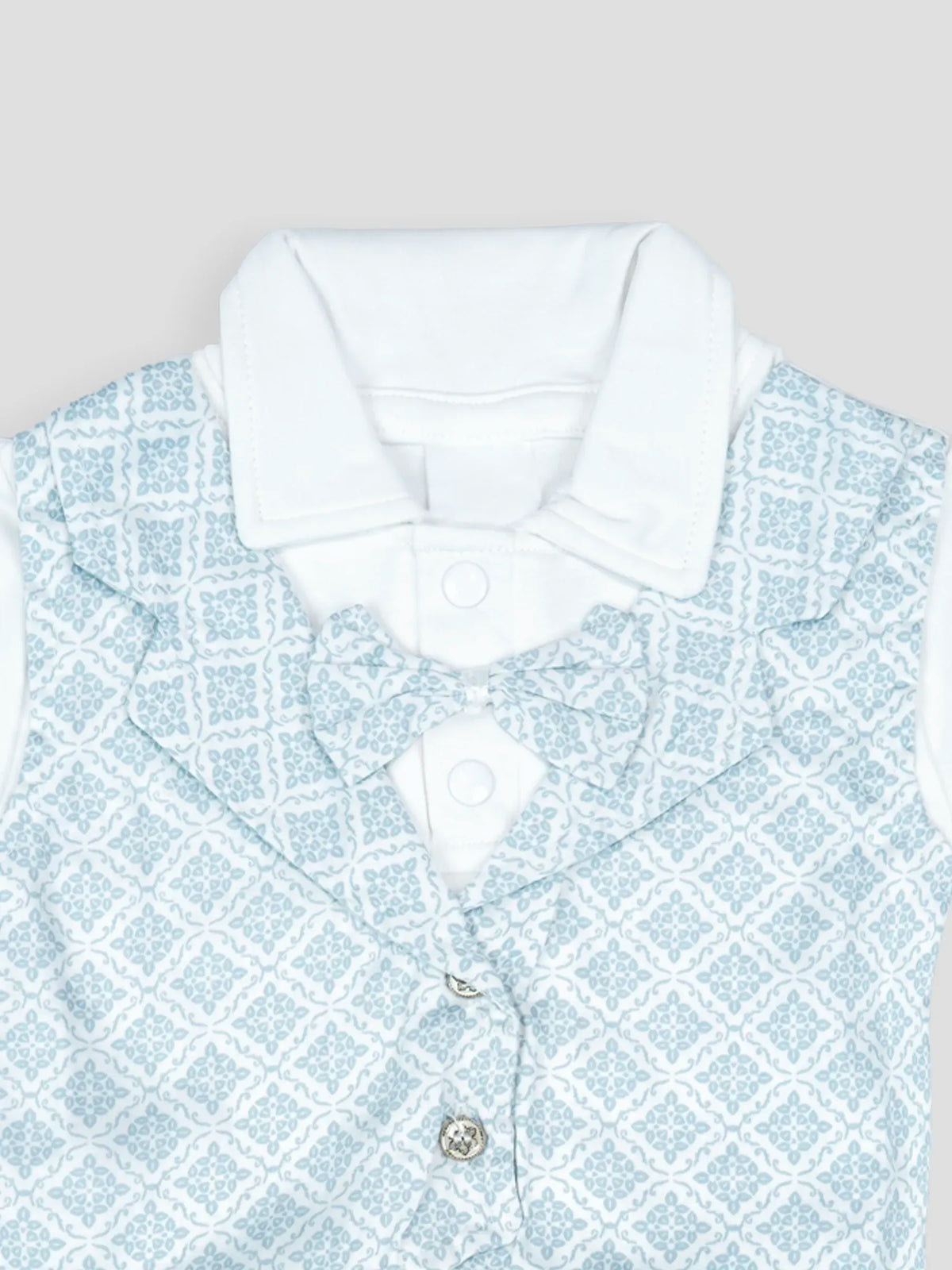 Hap & Hope   Printed Half Sleeve Party Wear Set For Baby Boy