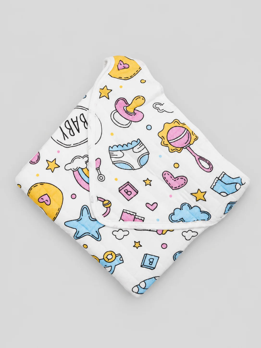 Hap & Hope  Printed Hooded Wrap Turkey For Babies
