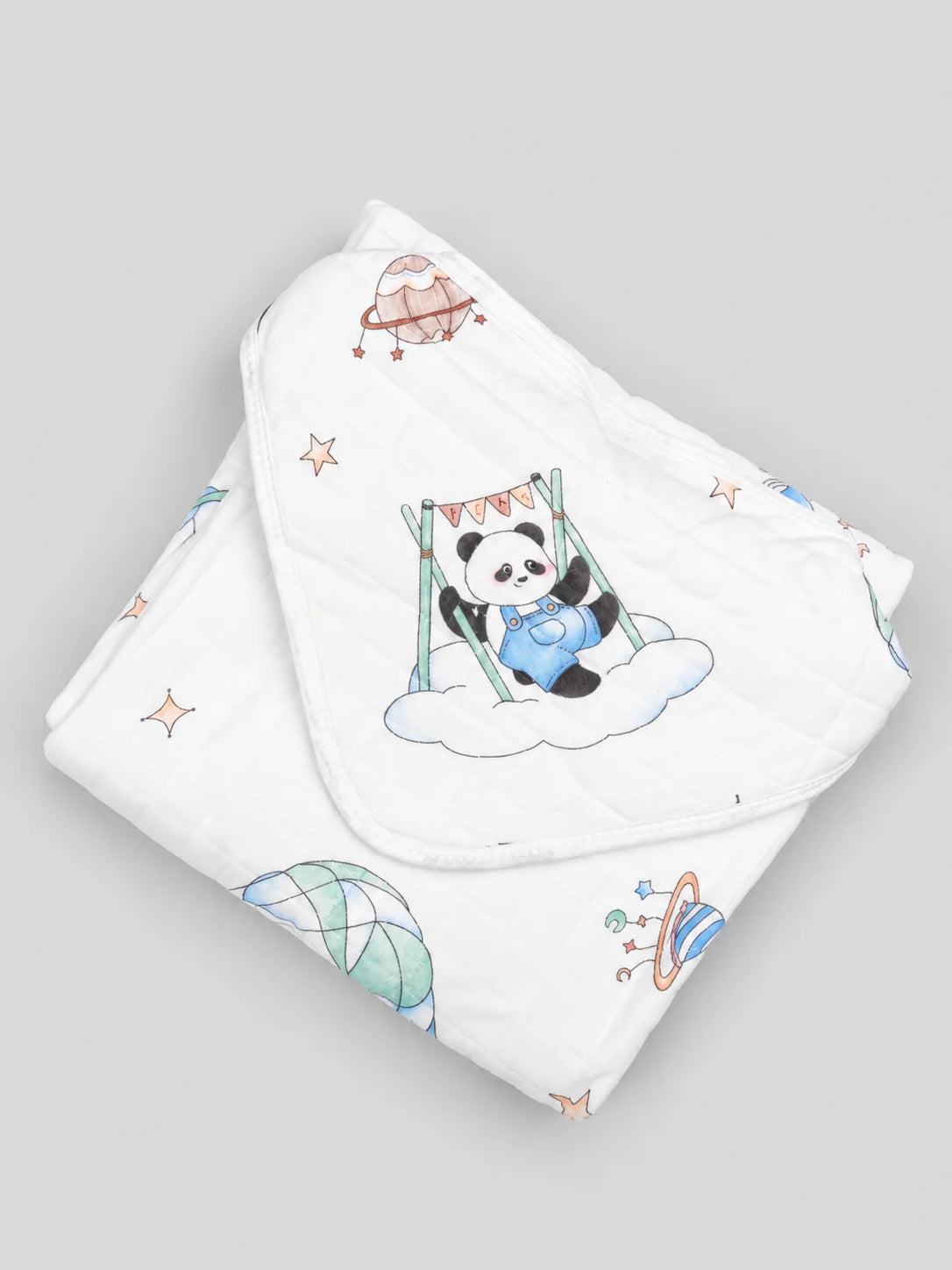 Hap & Hope  Printed Hooded Wrap Turkey For Babies