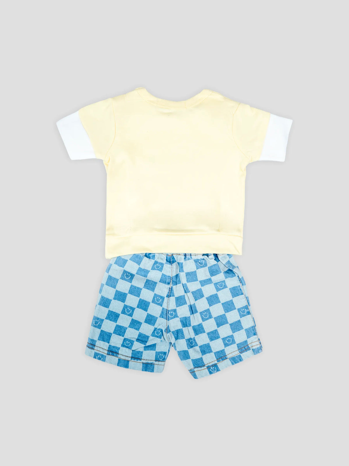 Hap & Hope  Printed Round Neck Half Sleeve Cotton T-Shirt & Shorts For Baby Boys