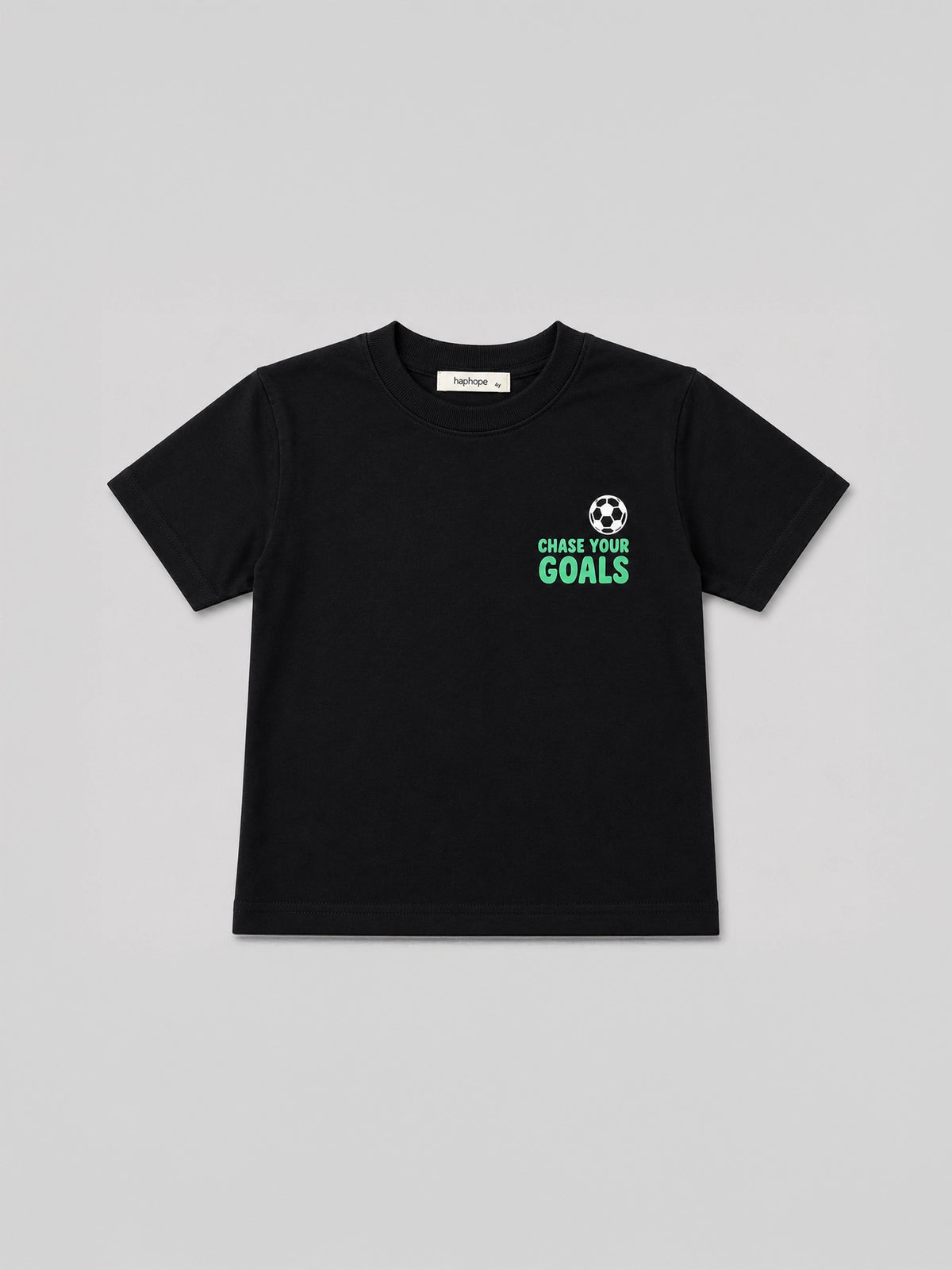 Hap & Hope Printed Round Neck Half Sleeve T-Shirt for Boys