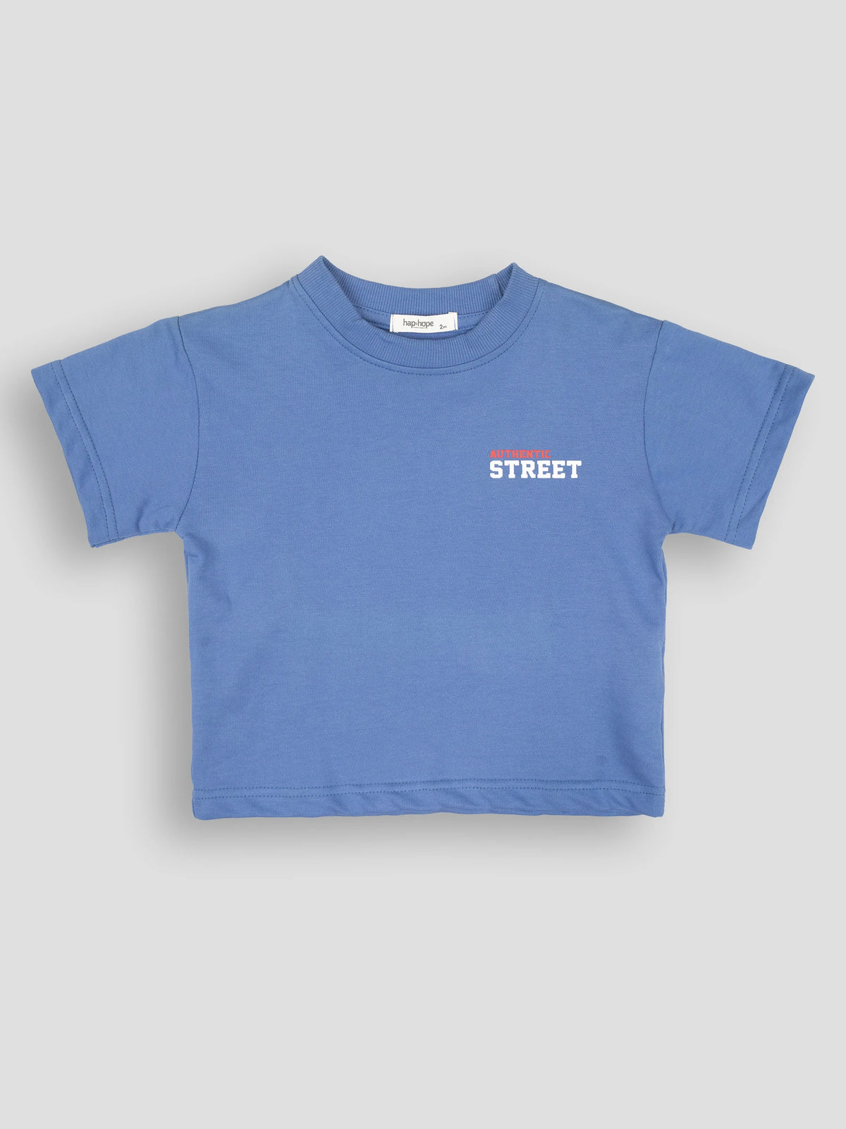 Hap&Hope Printed Round Neck Half Sleeve T-Shirt for Boys