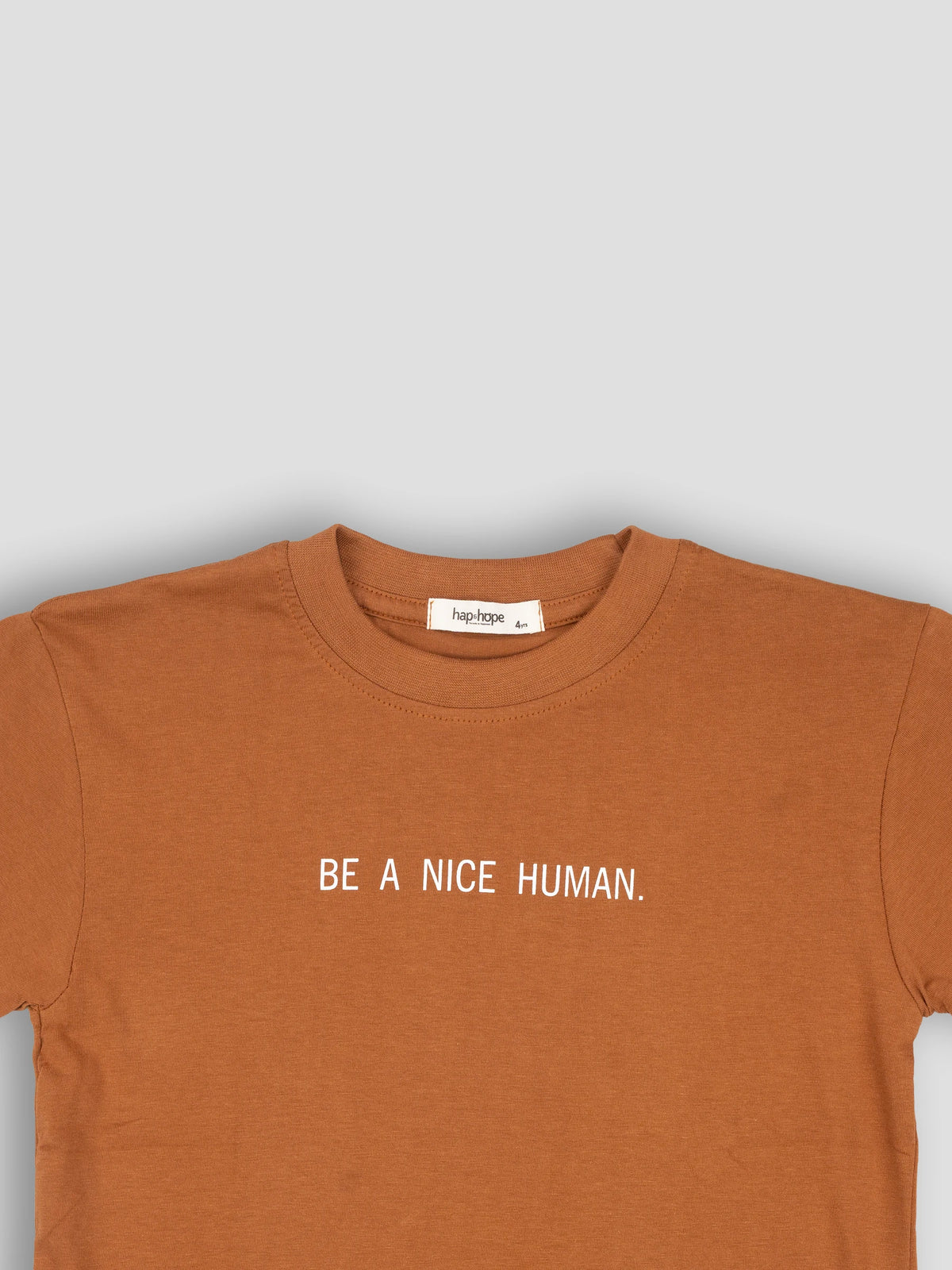 Hap&Hope Printed Round Neck Half Sleeve T-Shirt for Boys