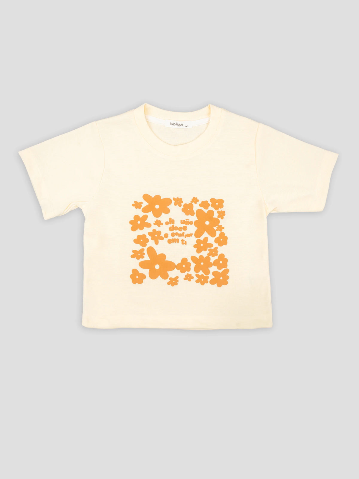 Hap & Hope Printed Round Neck Half Sleeve T-Shirt for Girls