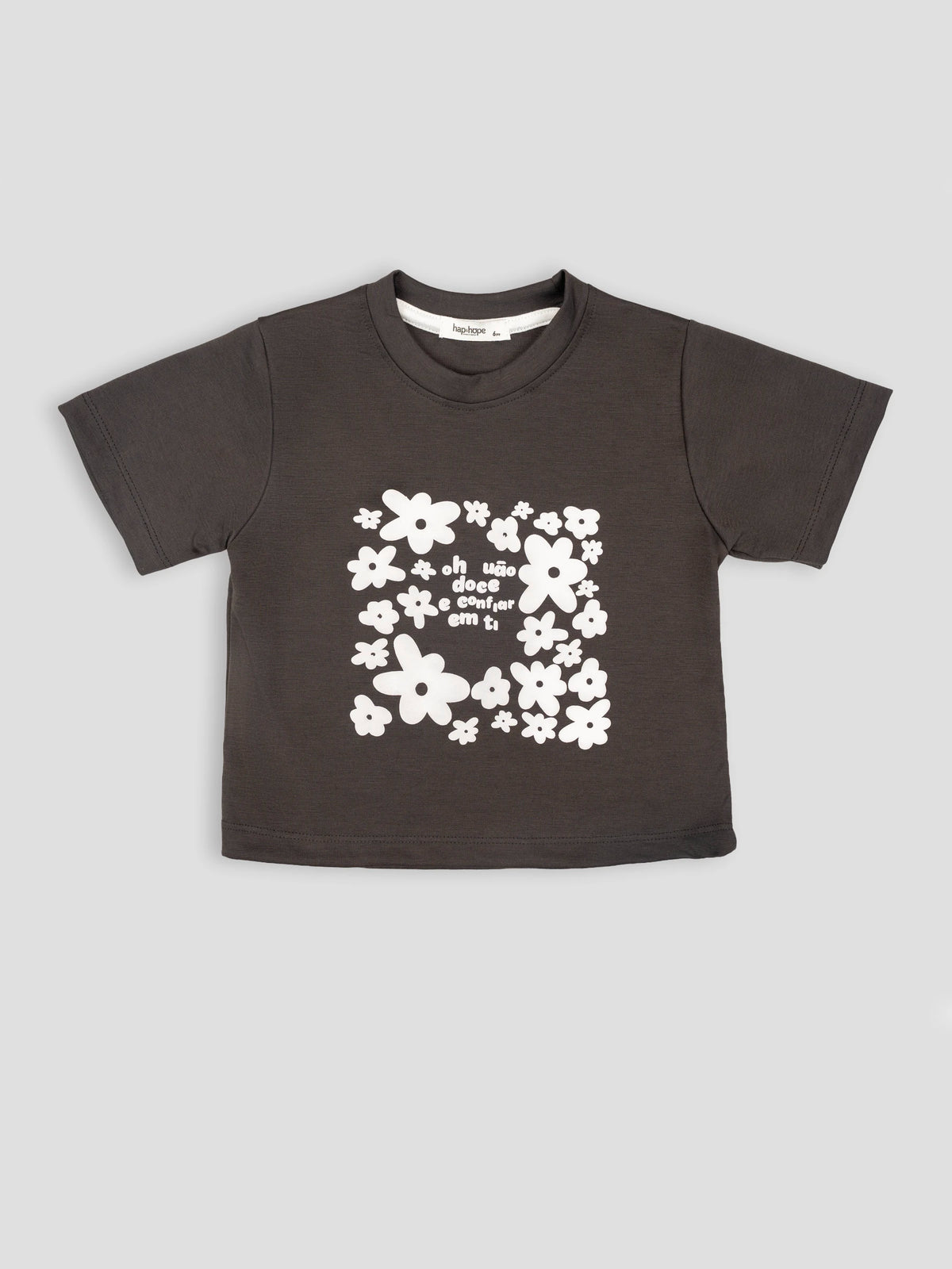 Hap & Hope Printed Round Neck Half Sleeve T-Shirt for Girls