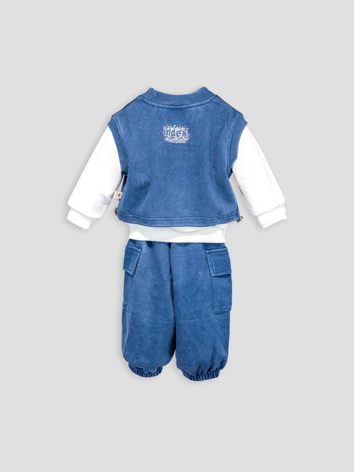 Hap & Hope  Printed Sweatshirt & Cargo Pants Cord Set For Boys