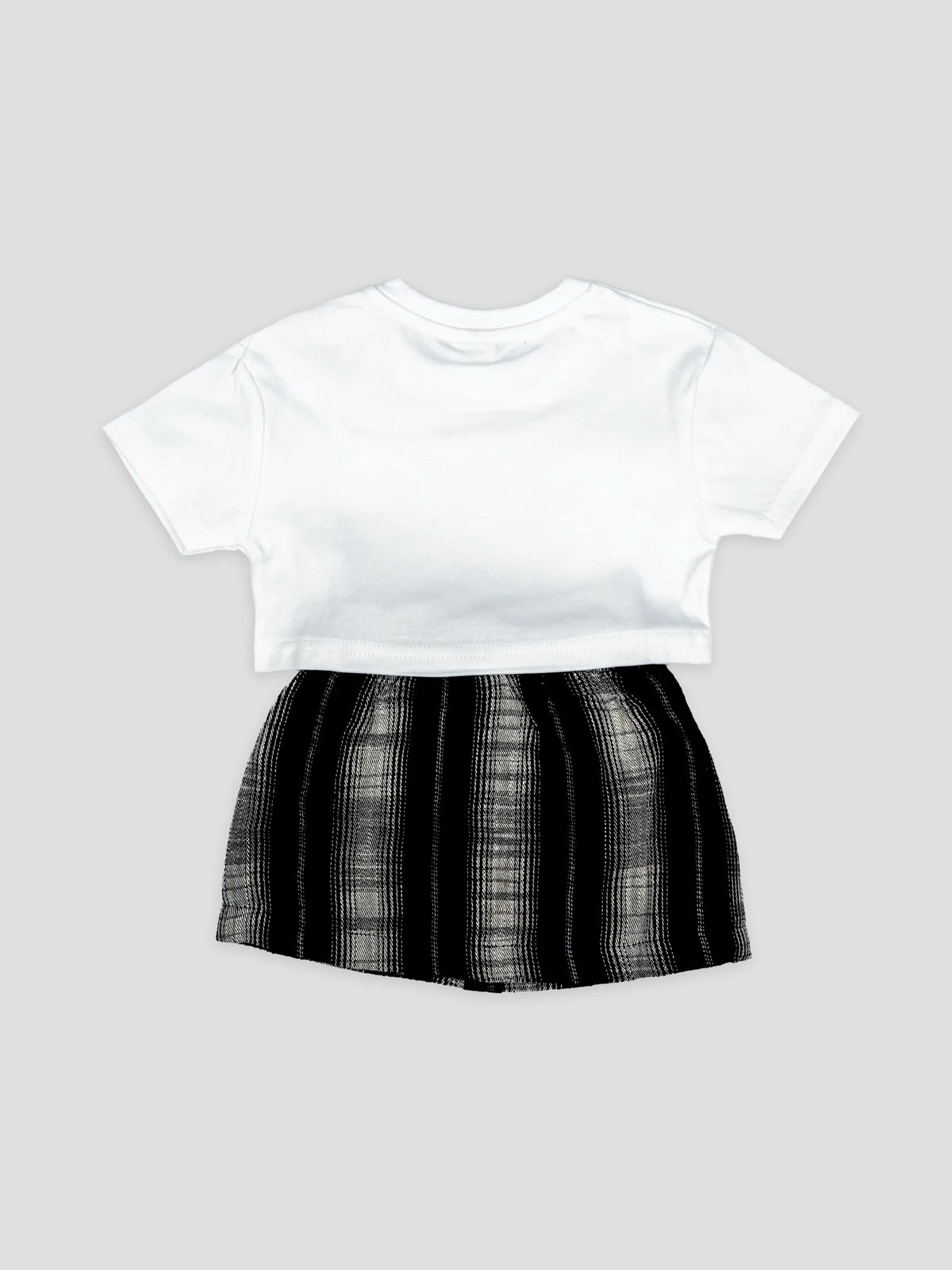 Hap & Hope  Printed T-Shirt & Skirt  For Baby Girls