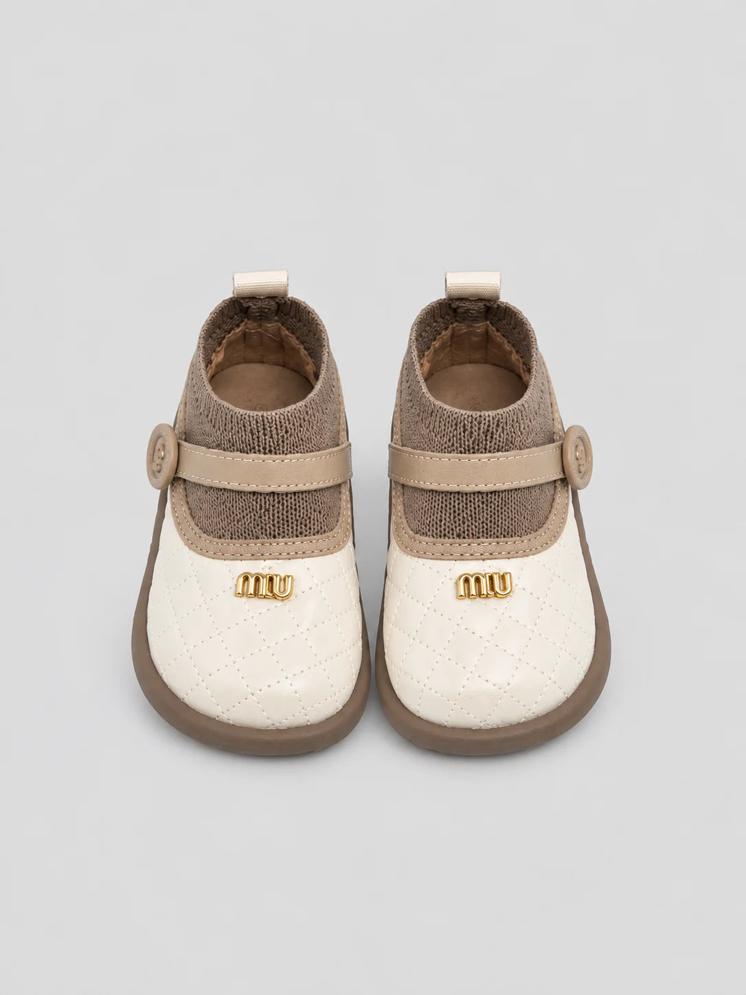 Hap & Hope  Quilted Strap Casual Shoes For Girls