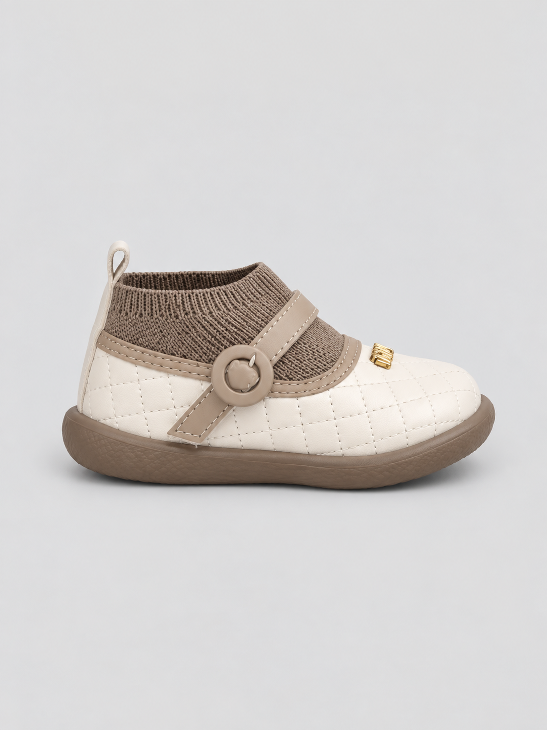 Hap & Hope  Quilted Strap Casual Shoes For Girls