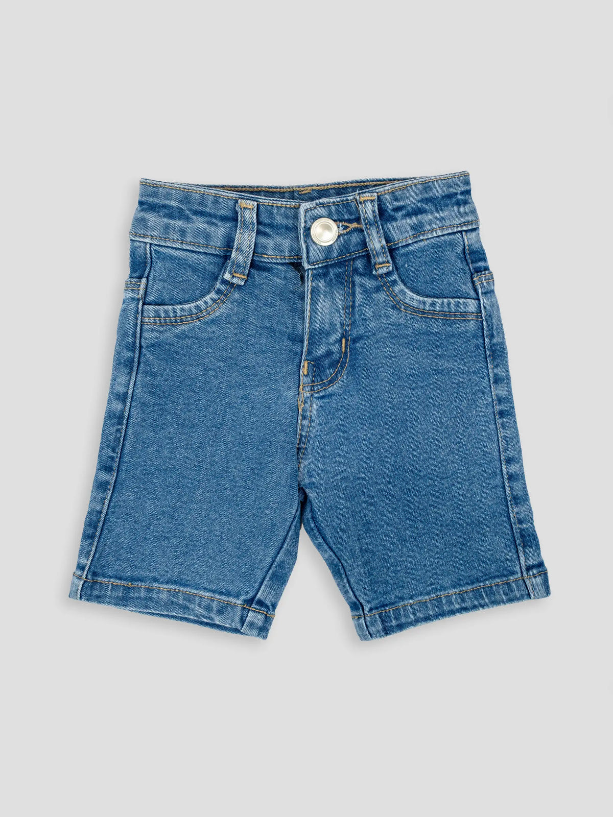 Hap & Hope Relaxed Fit Denim Shorts For Boys