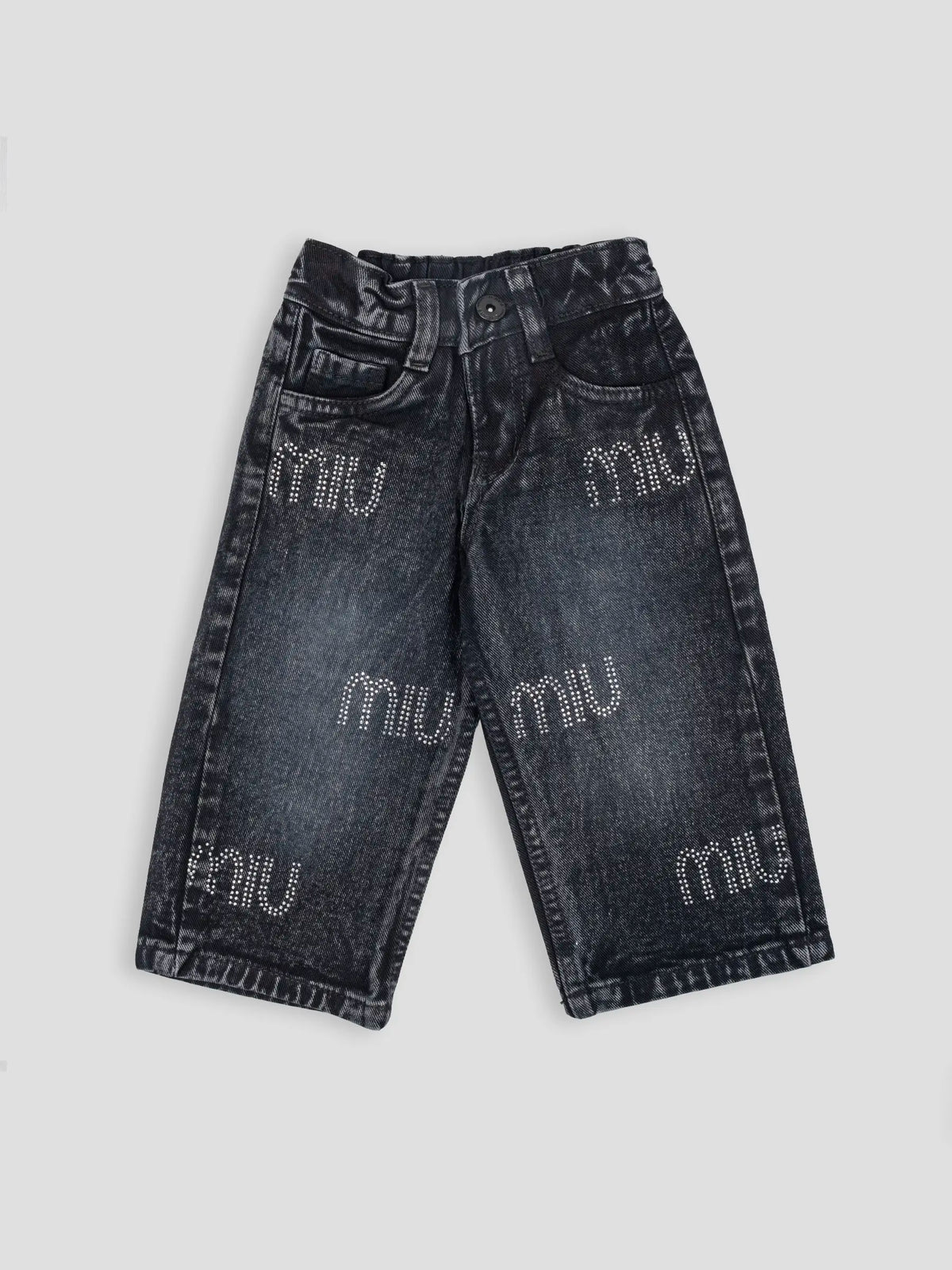 Hap & Hope  Relaxed Fit Printed Denim  Jeans For Girls