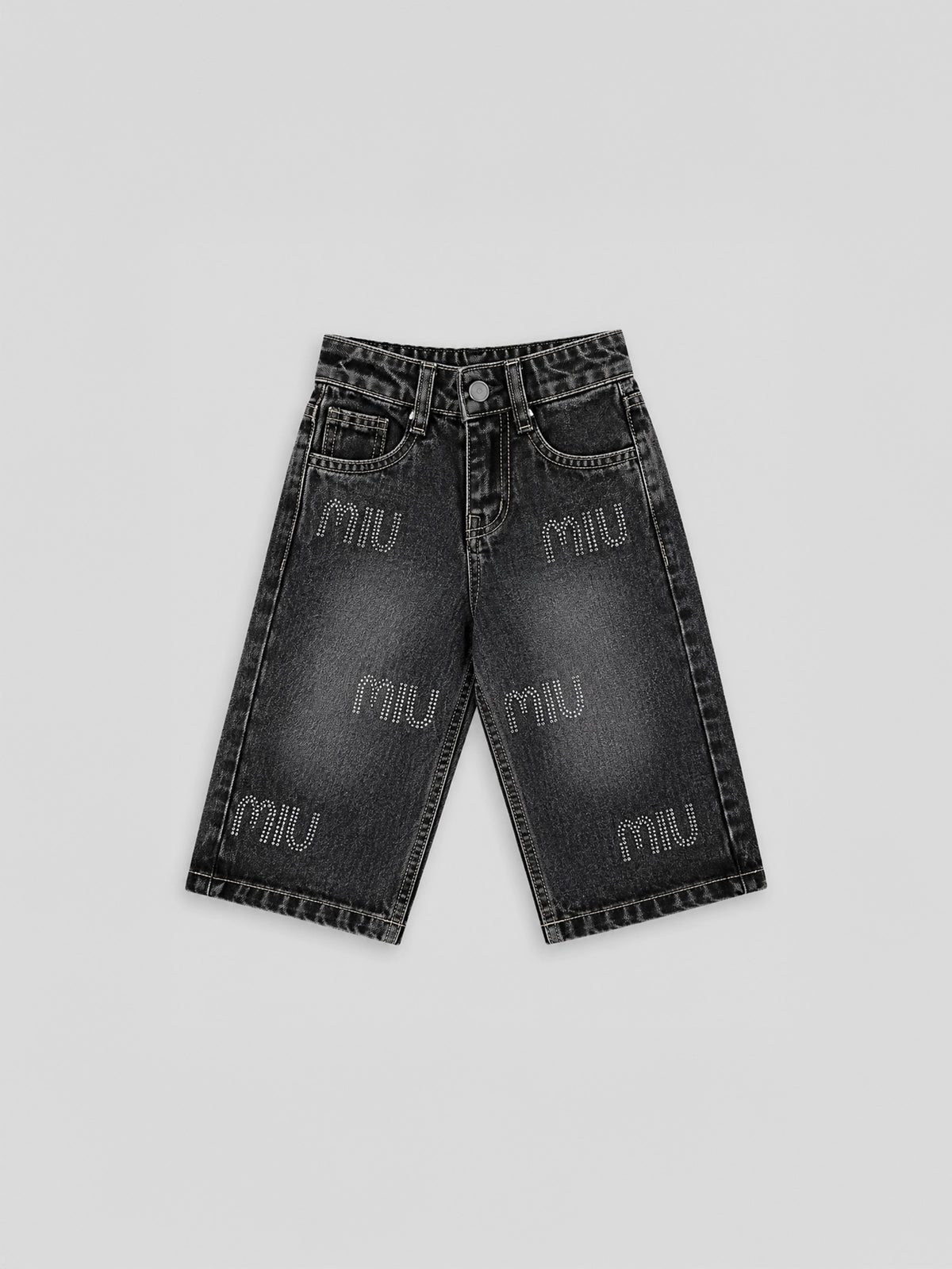 Hap & Hope  Relaxed Fit Printed Denim  Jeans For Girls