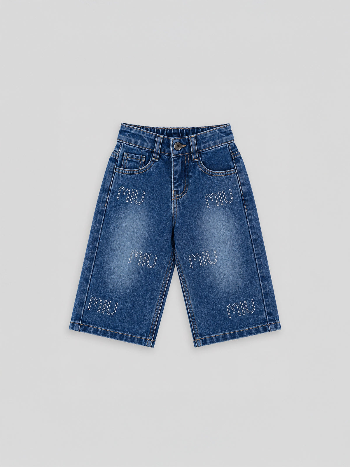 Hap & Hope  Relaxed Fit Printed Denim  Jeans For Girls