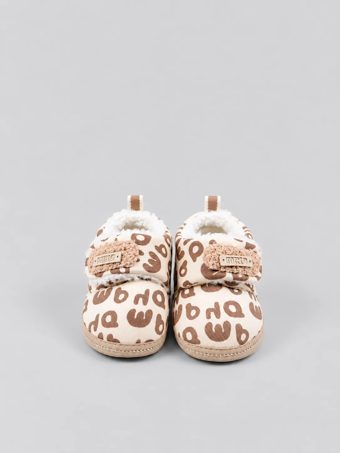 Hap & Hope  Soft Printed Plush Booties For New Born Babies
