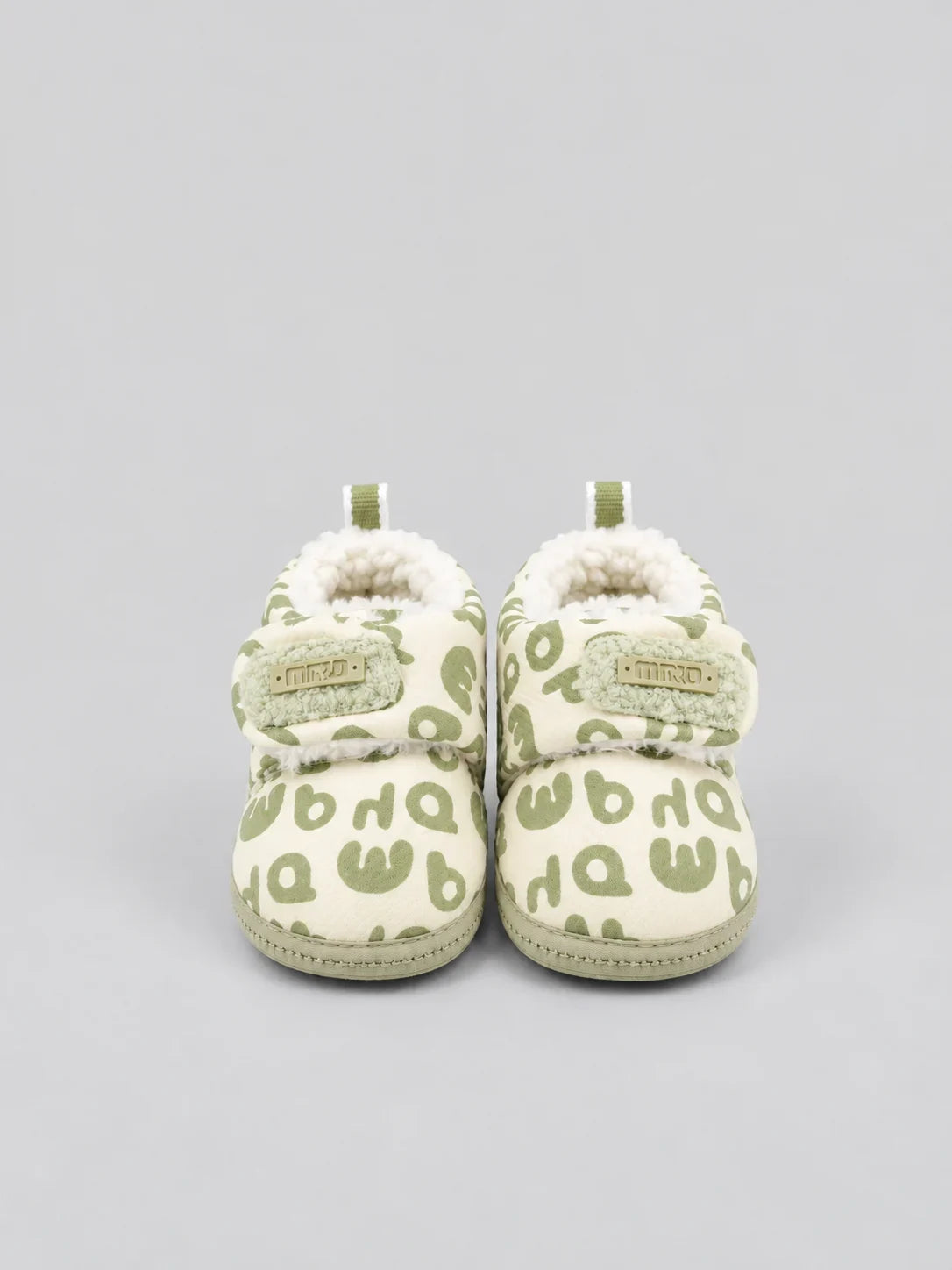 Hap & Hope  Soft Printed Plush Booties For New Born Babies