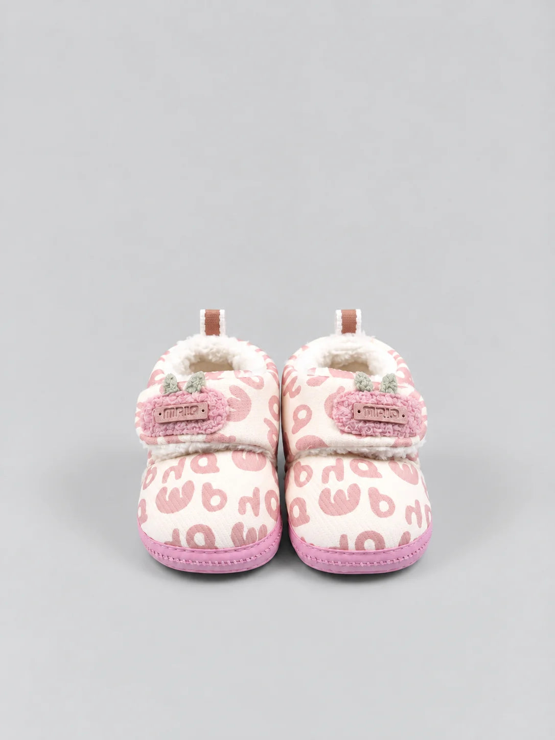 Hap & Hope  Soft Printed Plush Booties For New Born Babies