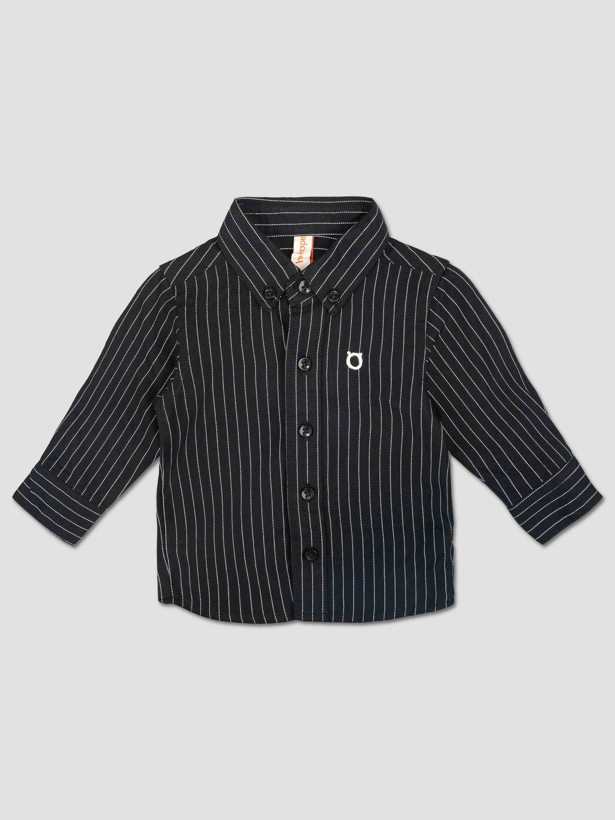 Hap&Hope Striped Collar Neck Full Sleeve Shirt for Boys