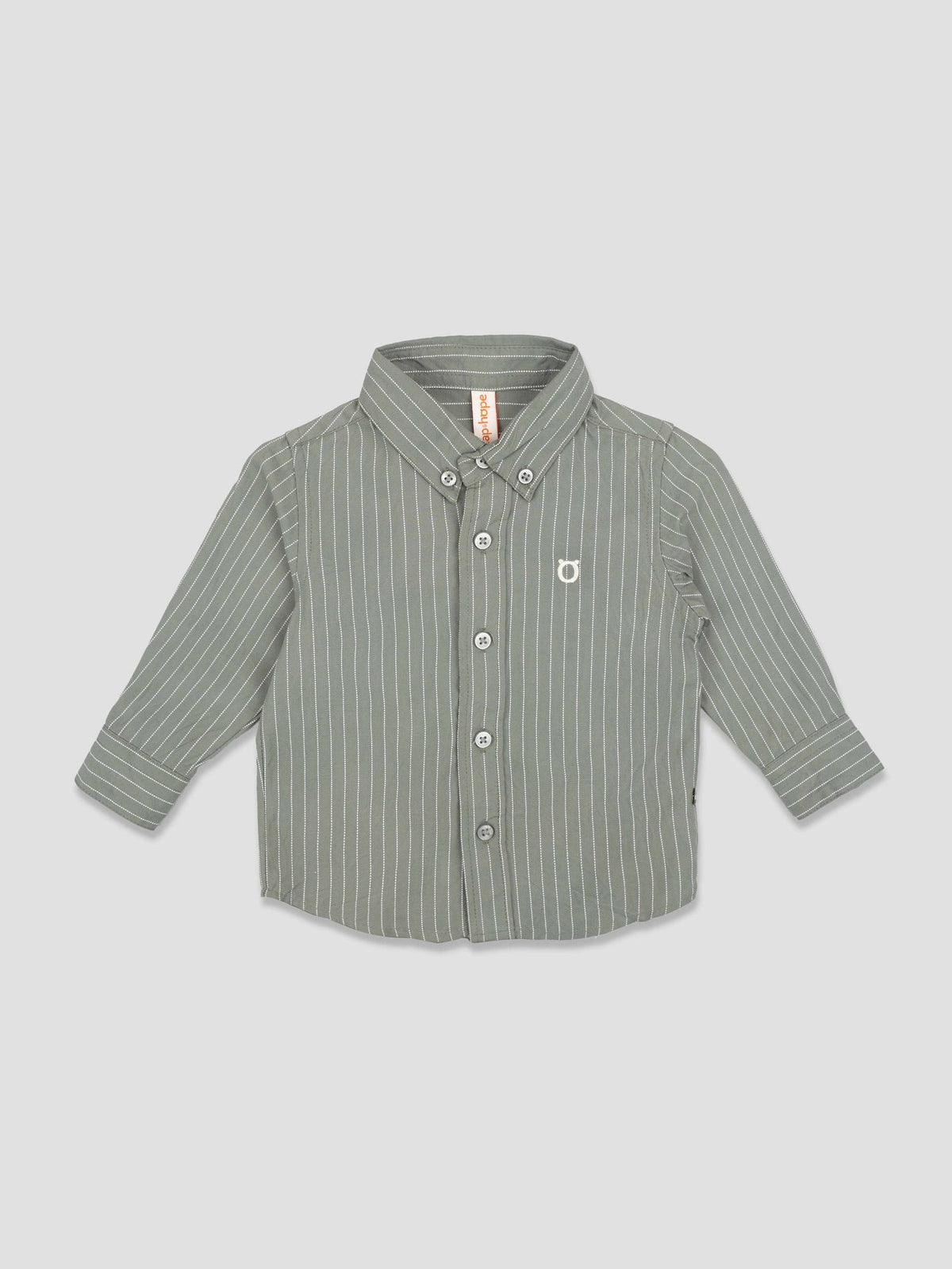 Hap&Hope Striped Collar Neck Full Sleeve Shirt for Boys
