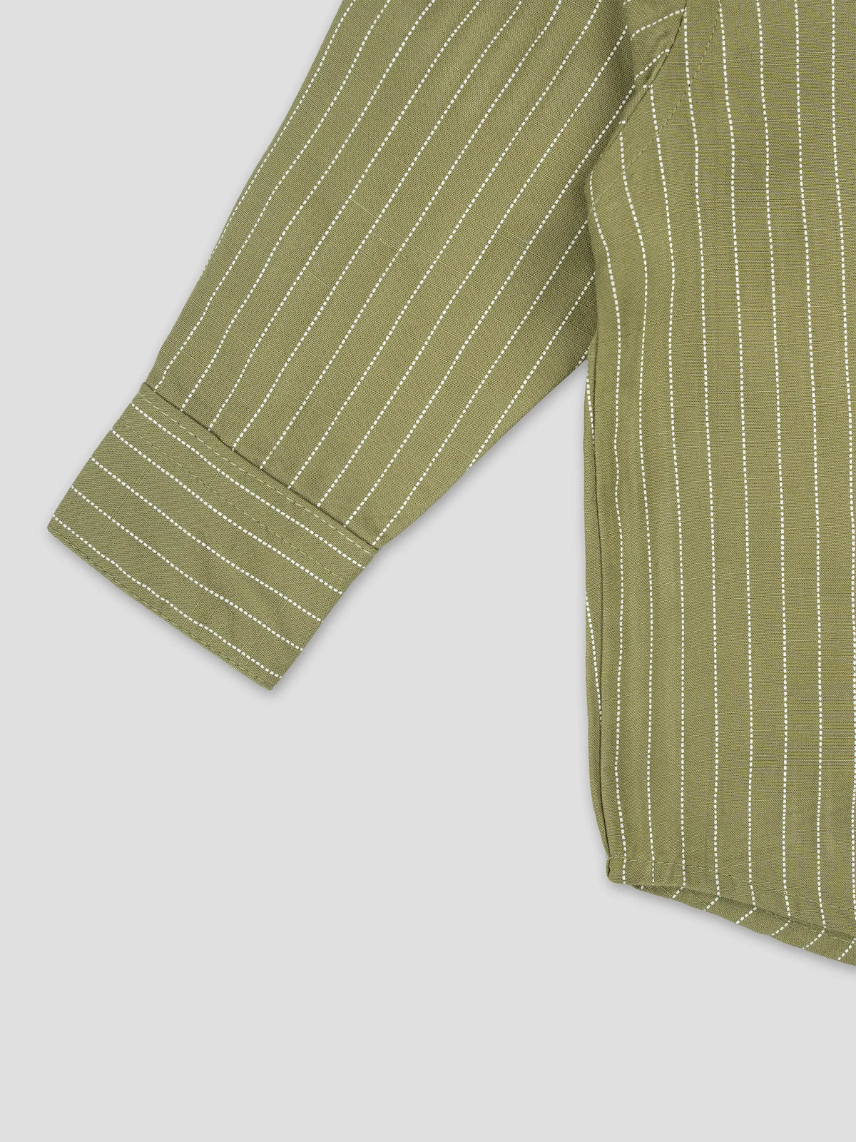 Hap&Hope Striped Collar Neck Full Sleeve Shirt for Boys
