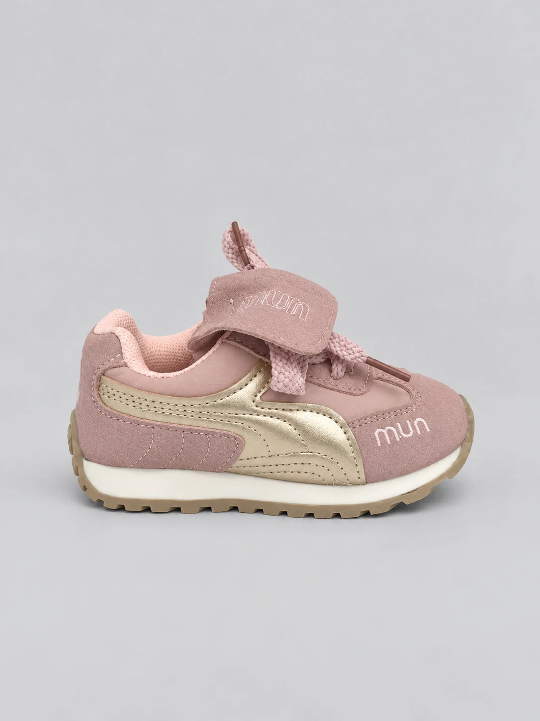Hap & Hope  Stylish Velcro Lace-Up Sports Shoes For Girls
