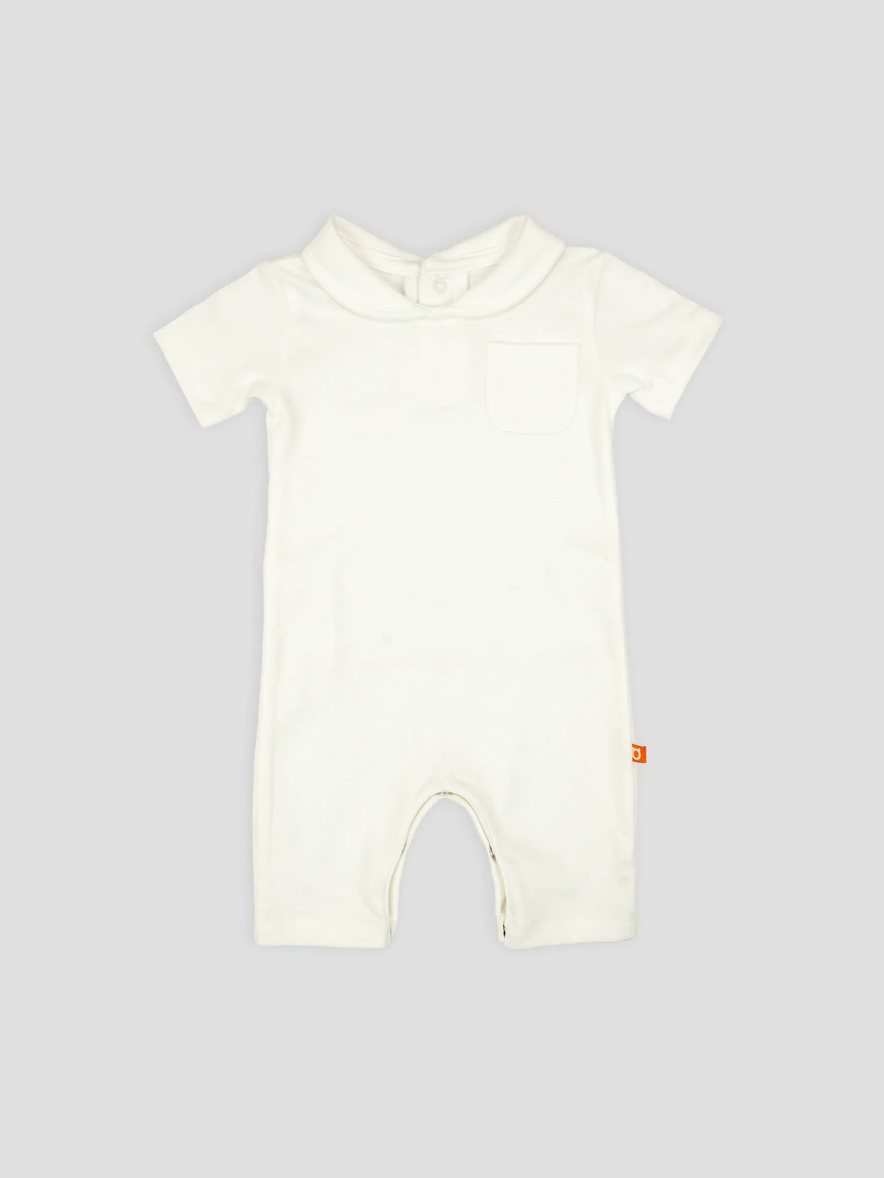 Hap & Hope Unisex Plain Half Sleeve  Cotton Romper For Babies