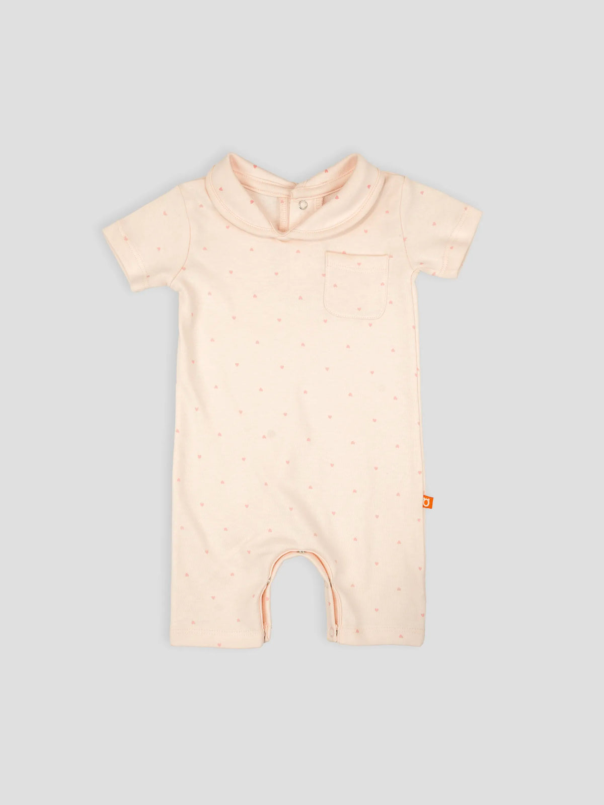 Hap & Hope Unisex Plain Half Sleeve  Cotton Romper For Babies